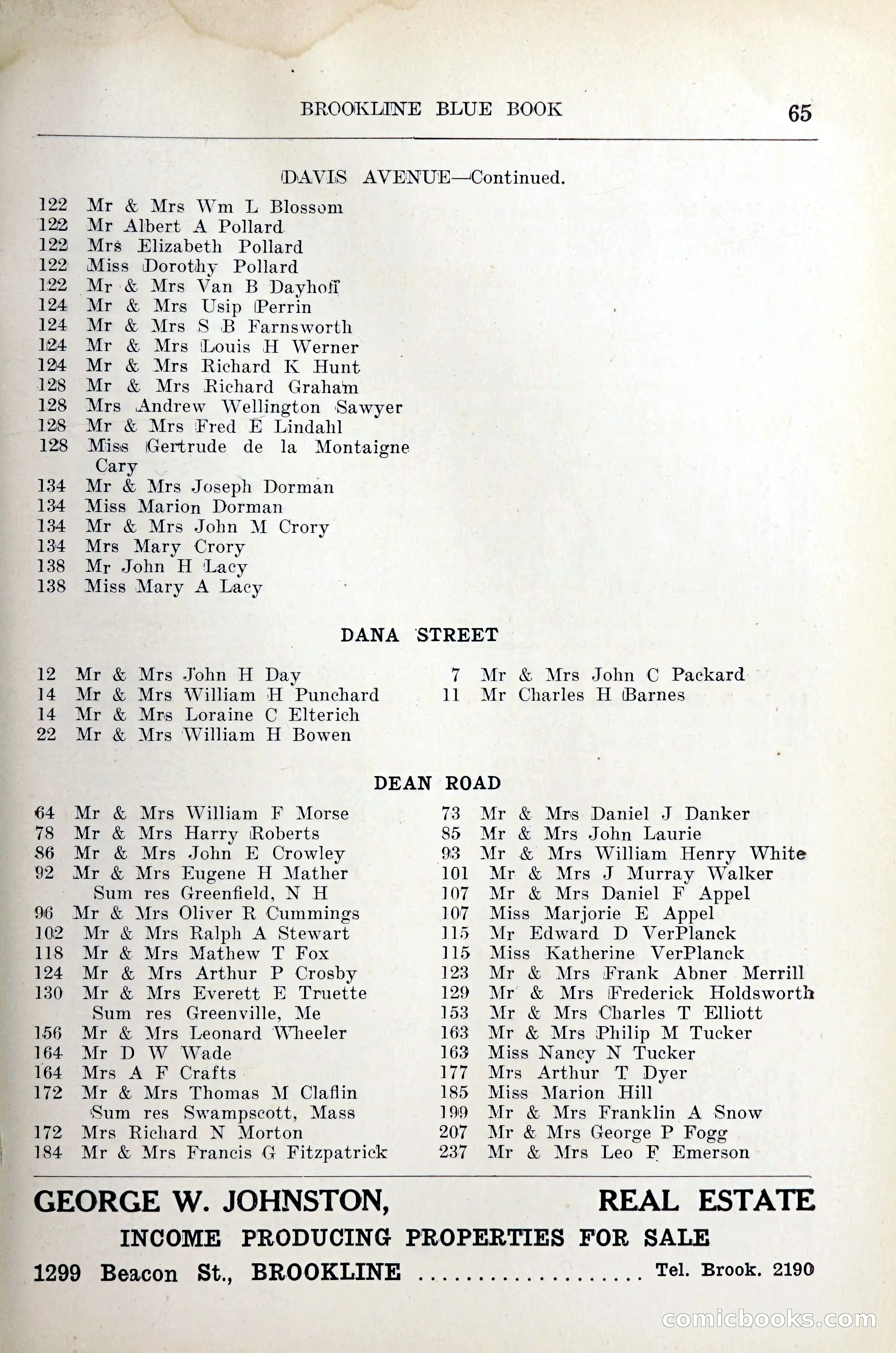Blue Book of Brookline — page 78 of 305