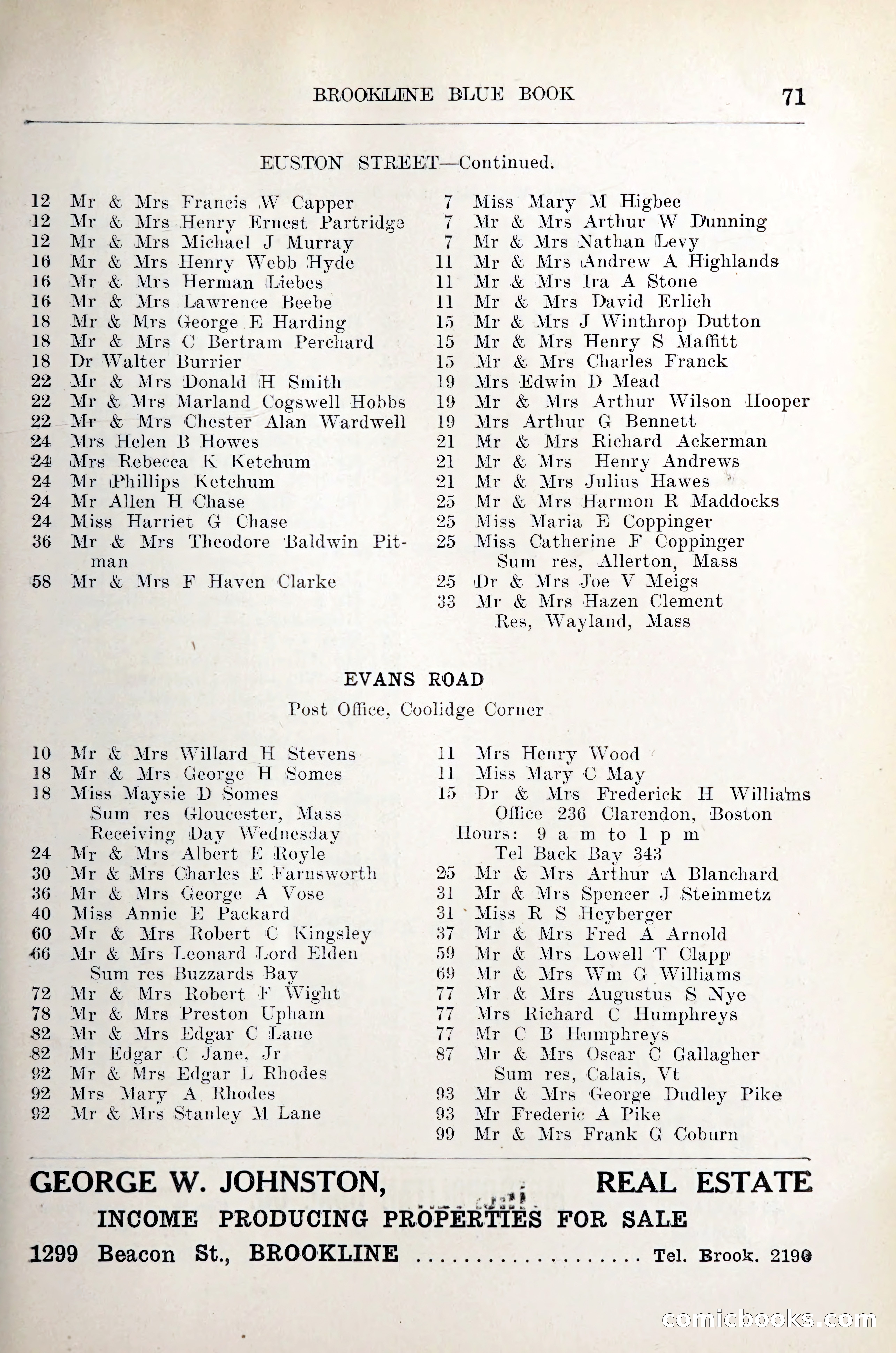 Blue Book of Brookline — page 84 of 305