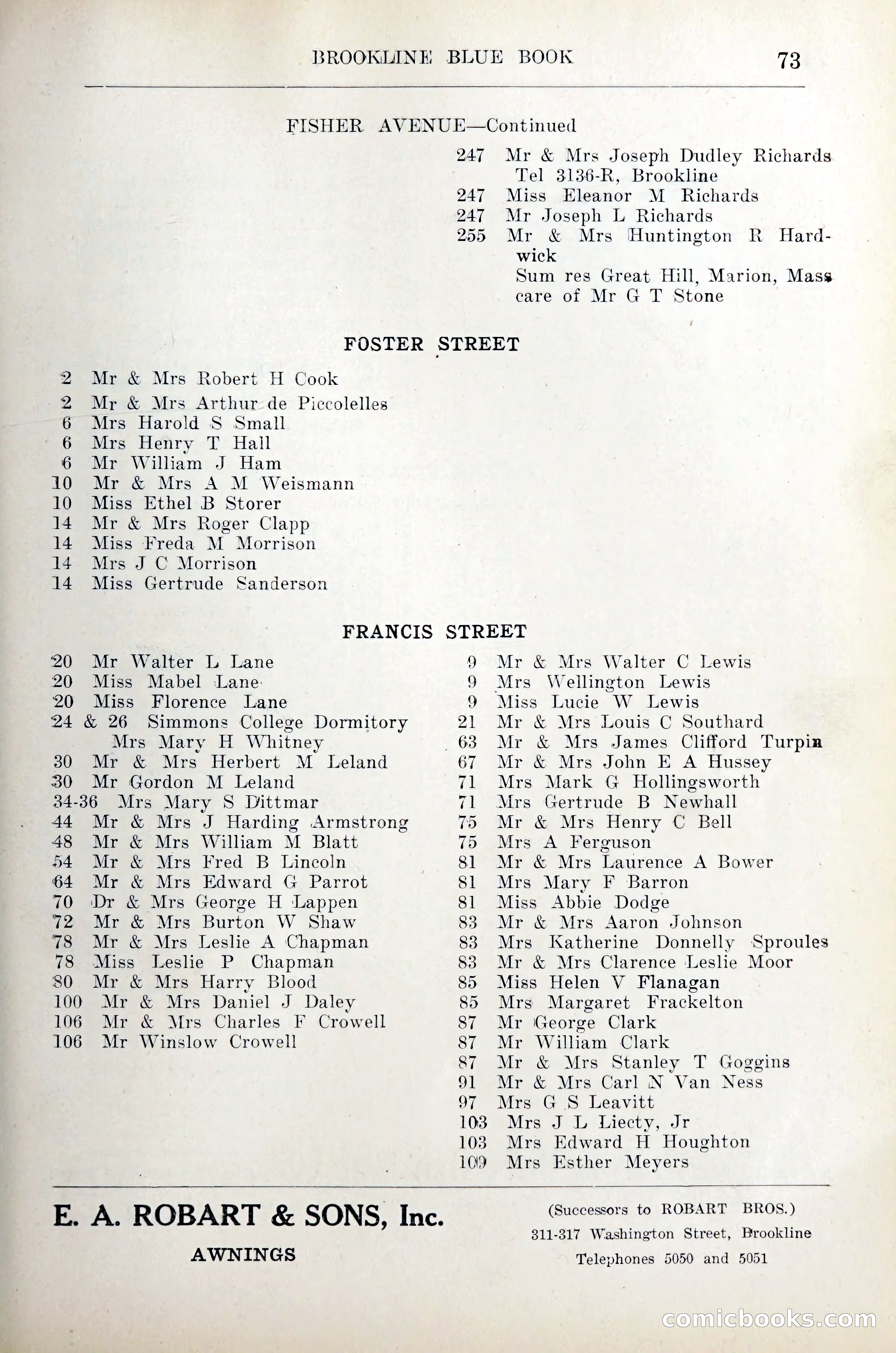 Blue Book of Brookline — page 86 of 305