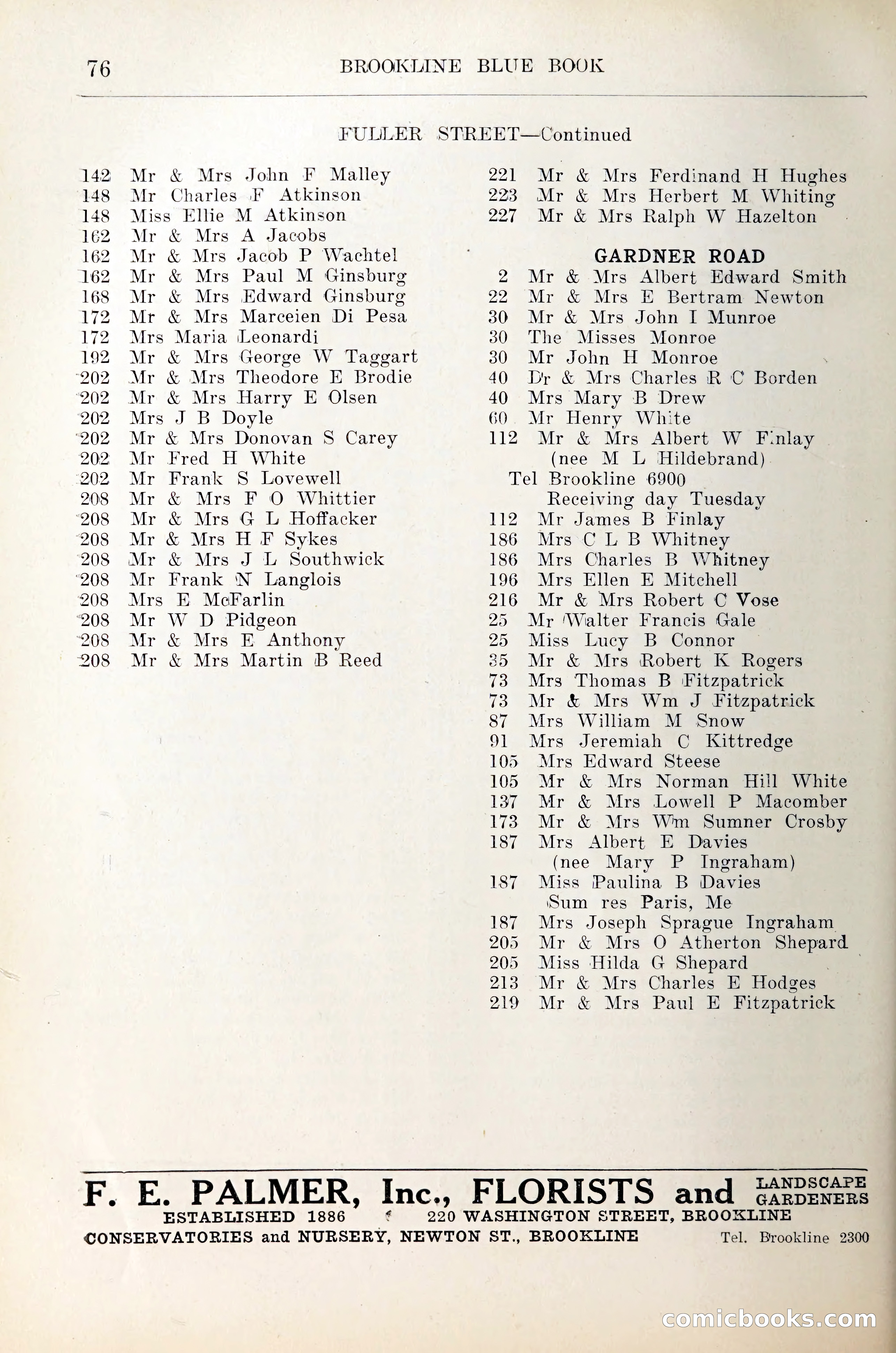 Blue Book of Brookline — page 89 of 305