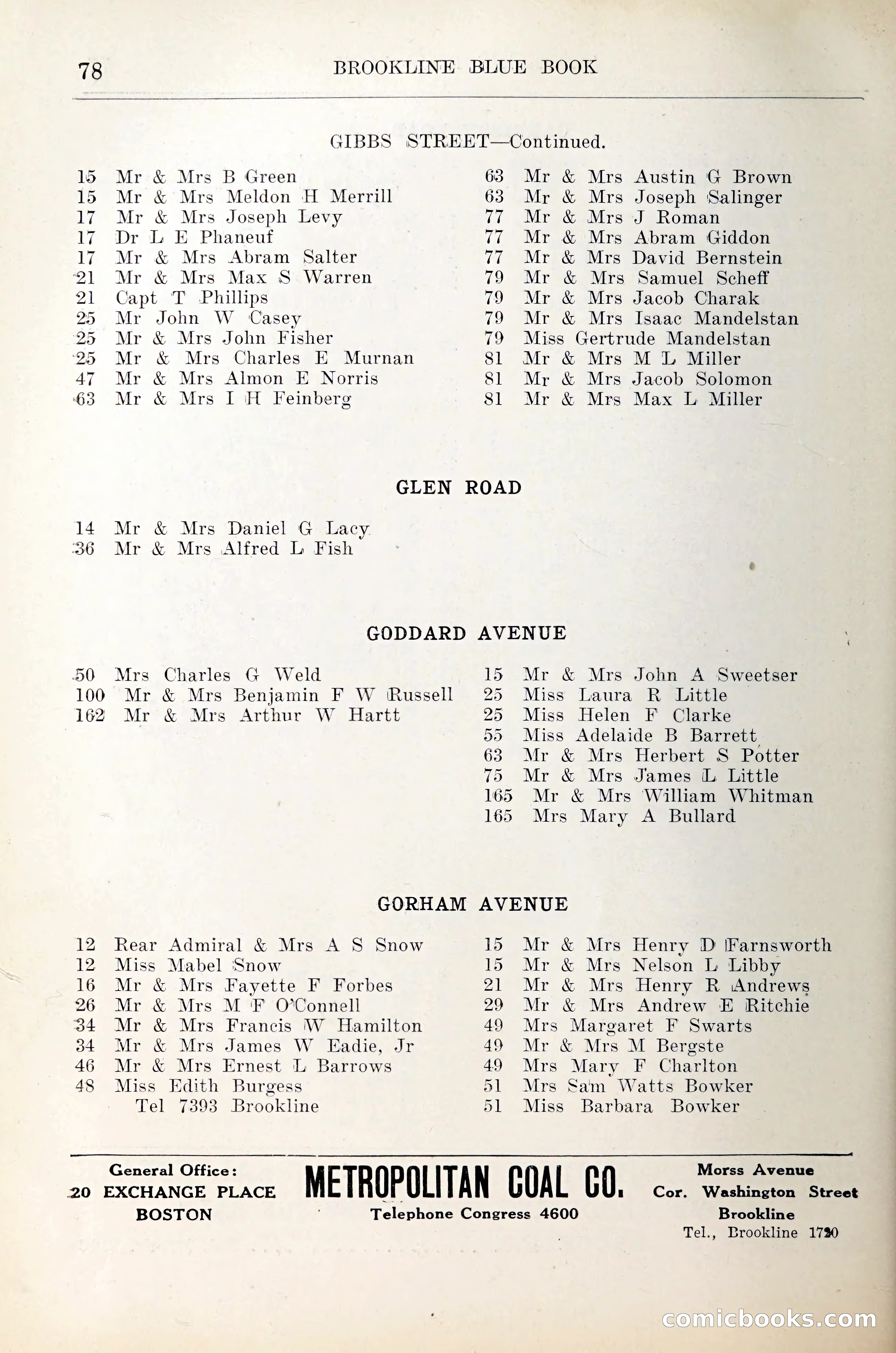 Blue Book of Brookline — page 91 of 305