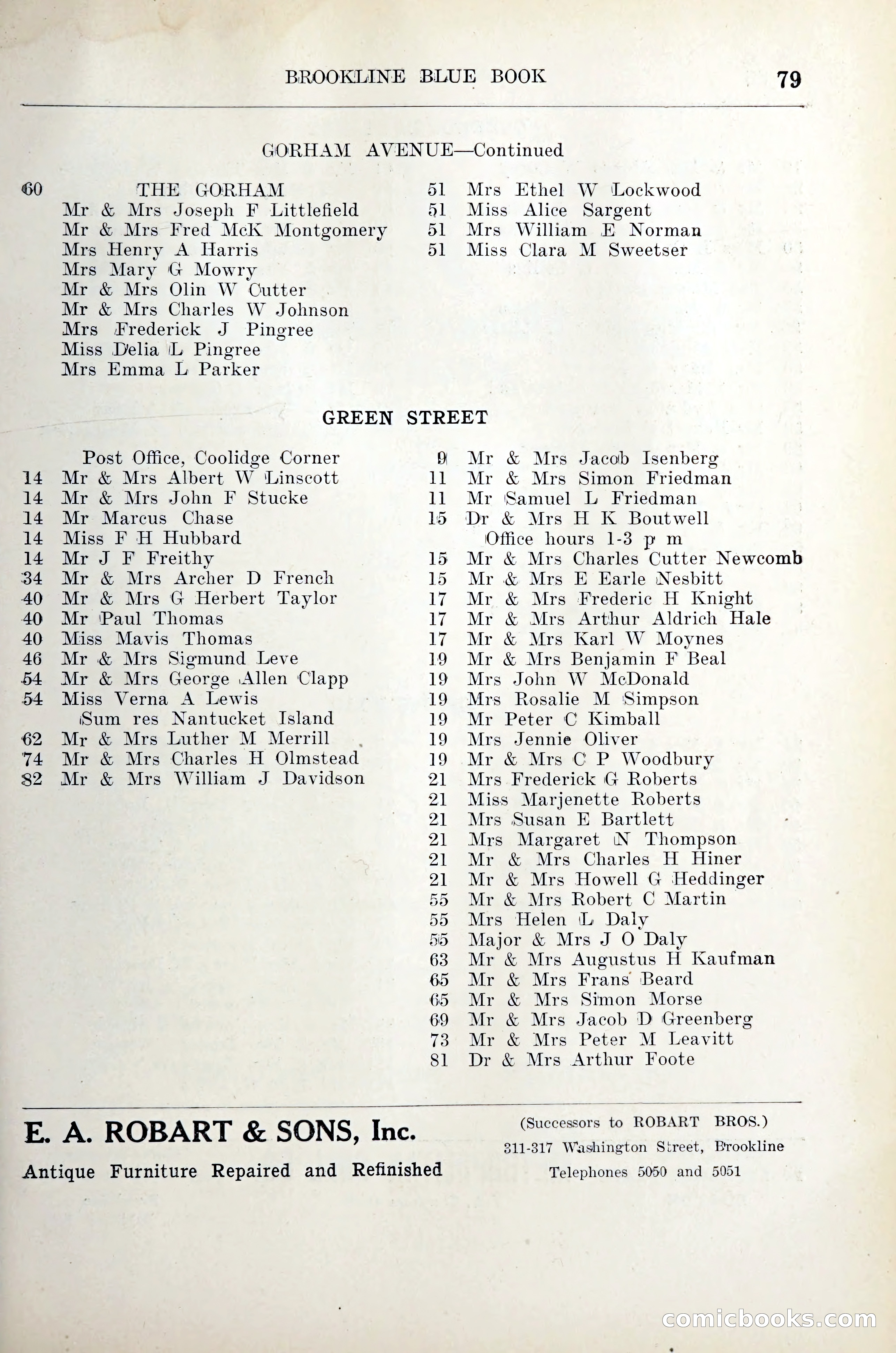 Blue Book of Brookline — page 92 of 305