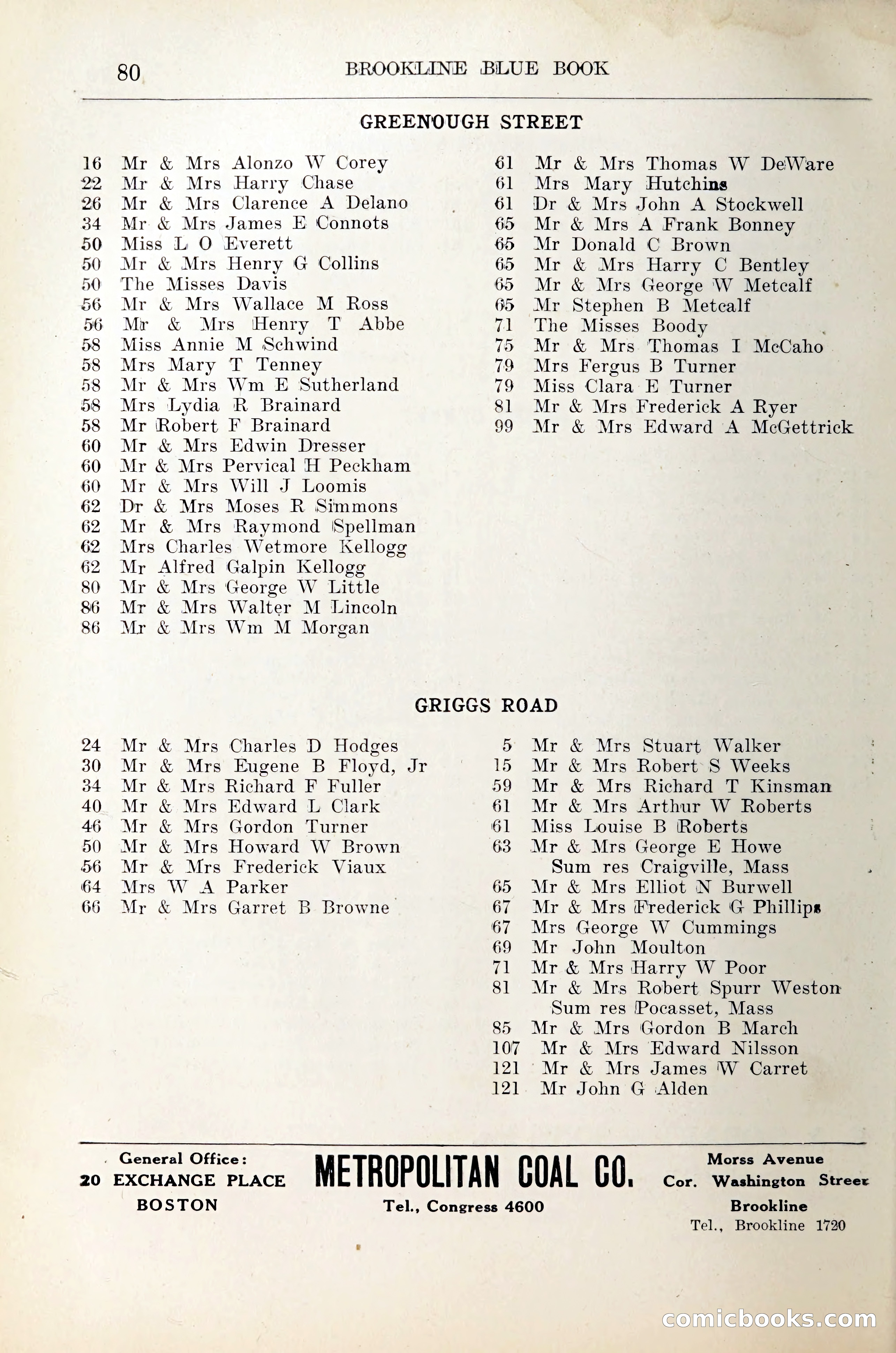 Blue Book of Brookline — page 93 of 305