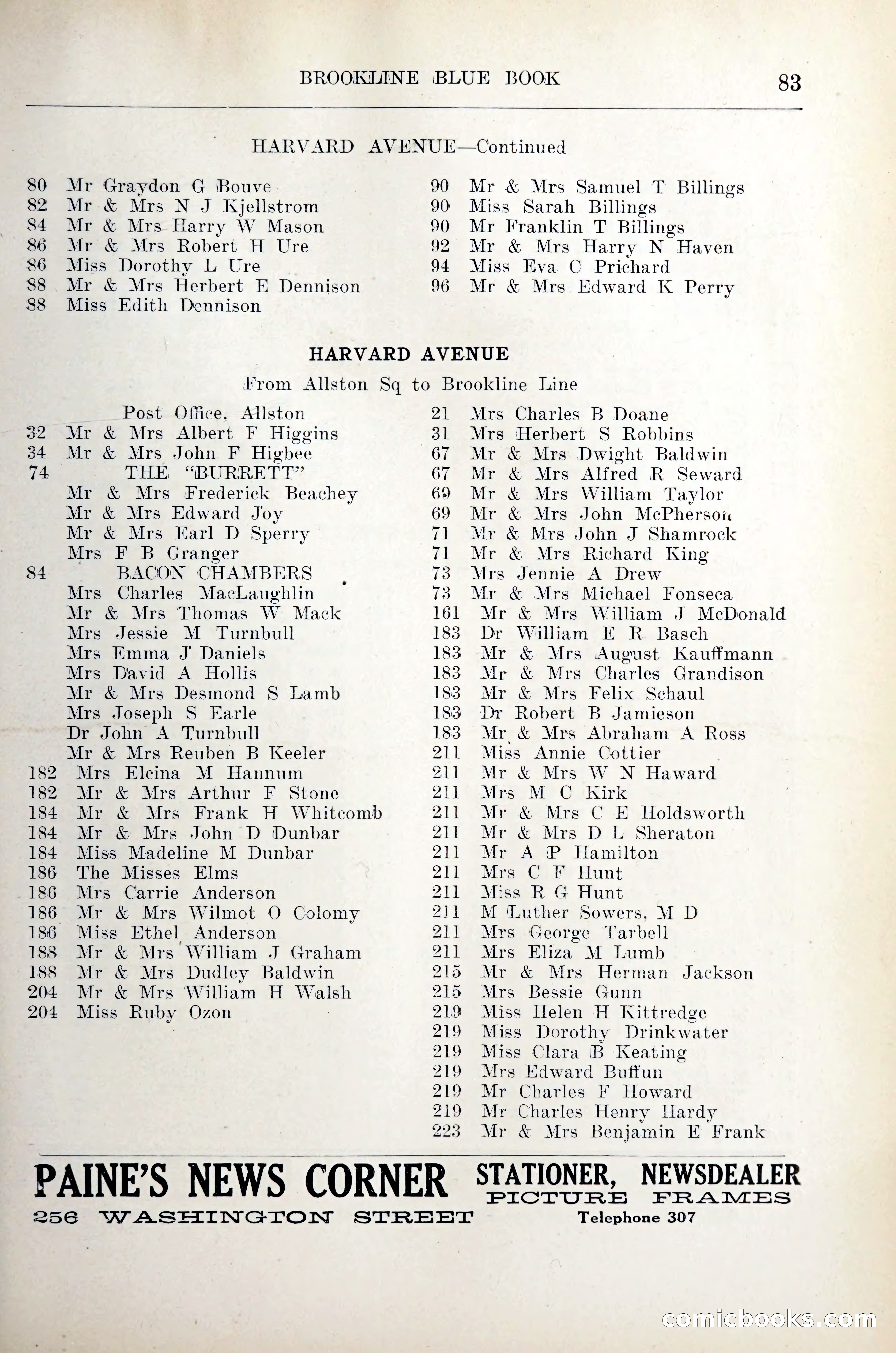 Blue Book of Brookline — page 98 of 305