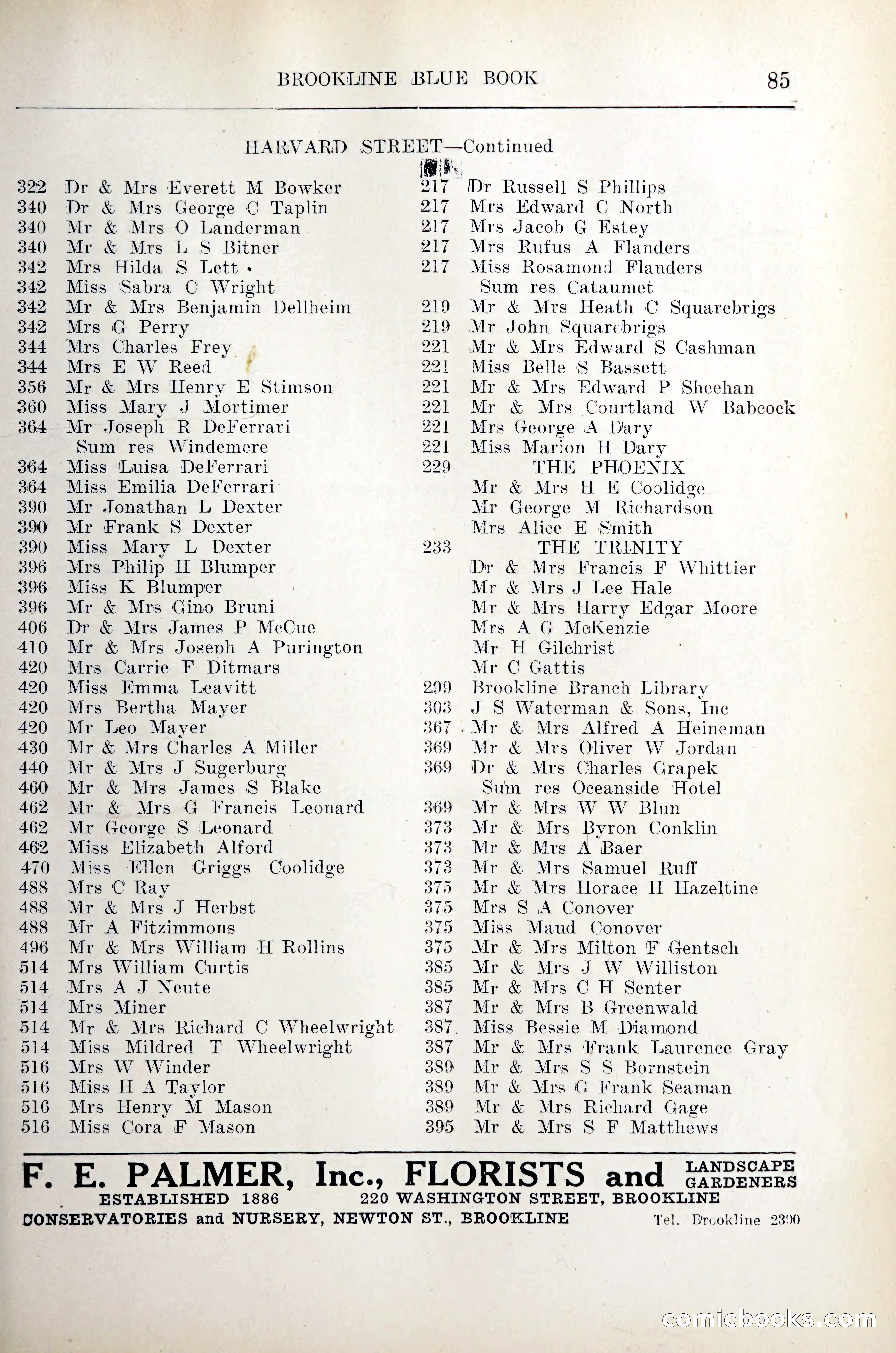 Blue Book of Brookline — page 100 of 305