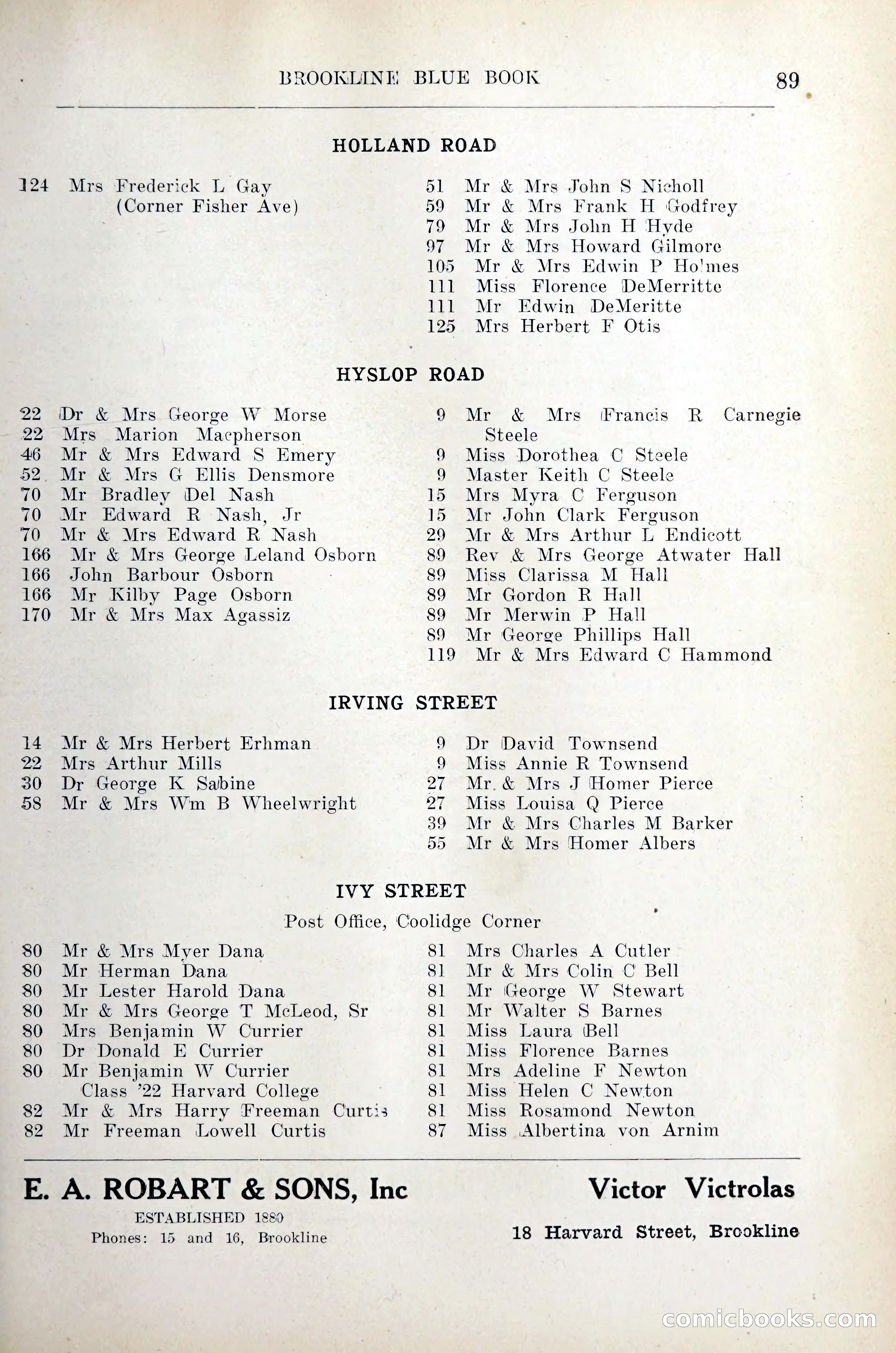 Blue Book of Brookline — page 104 of 305