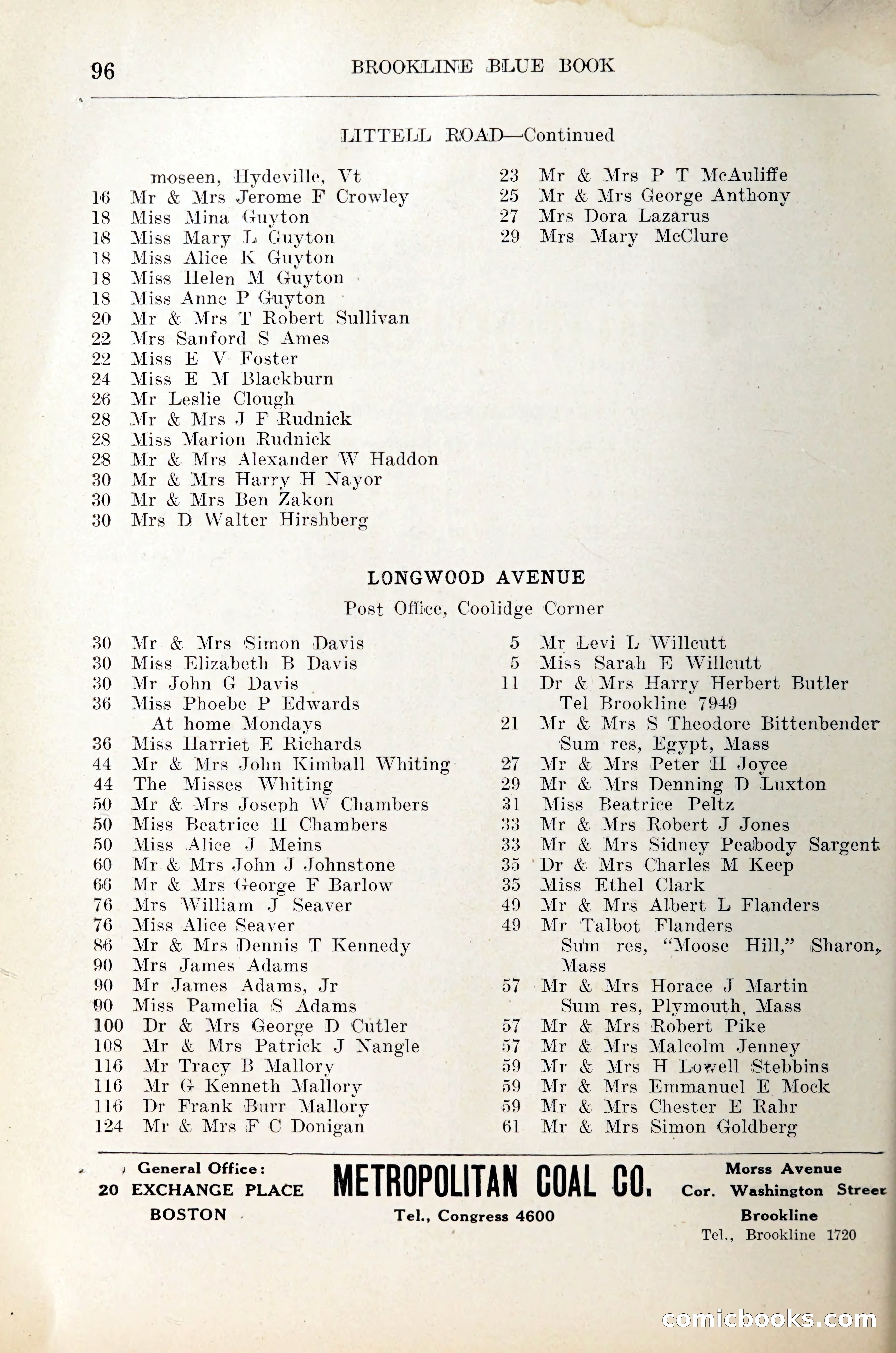 Blue Book of Brookline — page 111 of 305