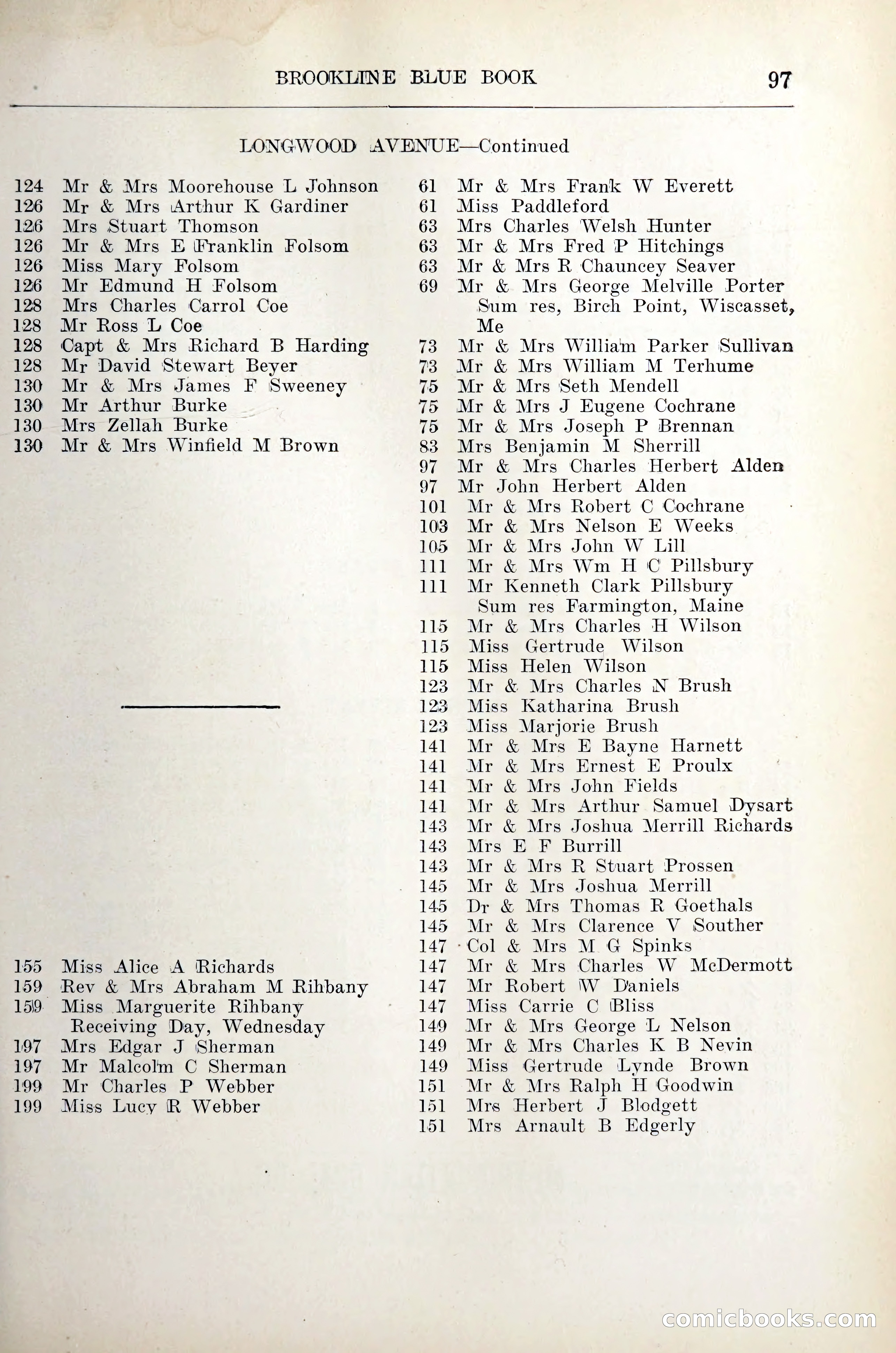 Blue Book of Brookline — page 114 of 305