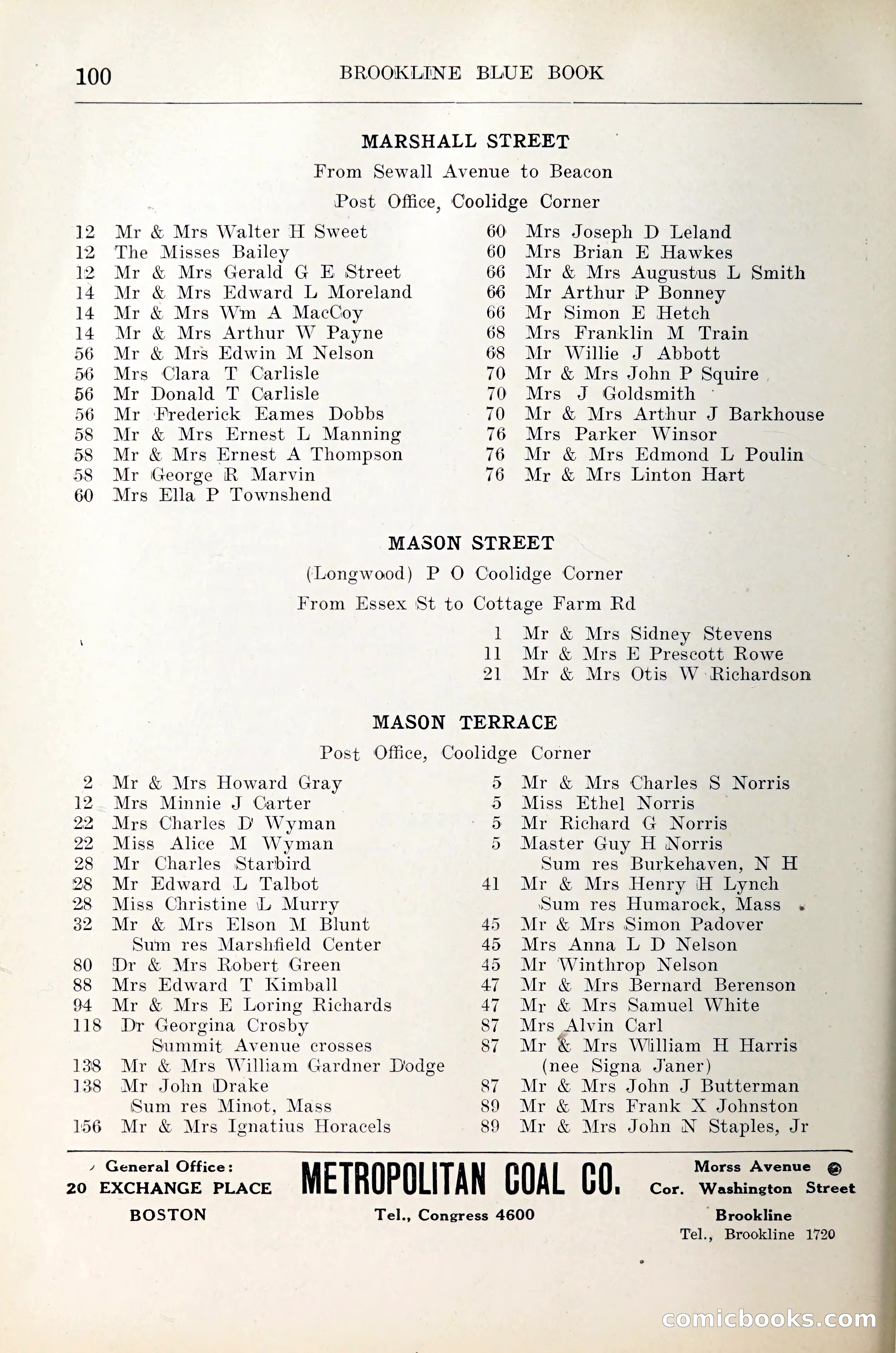 Blue Book of Brookline — page 117 of 305
