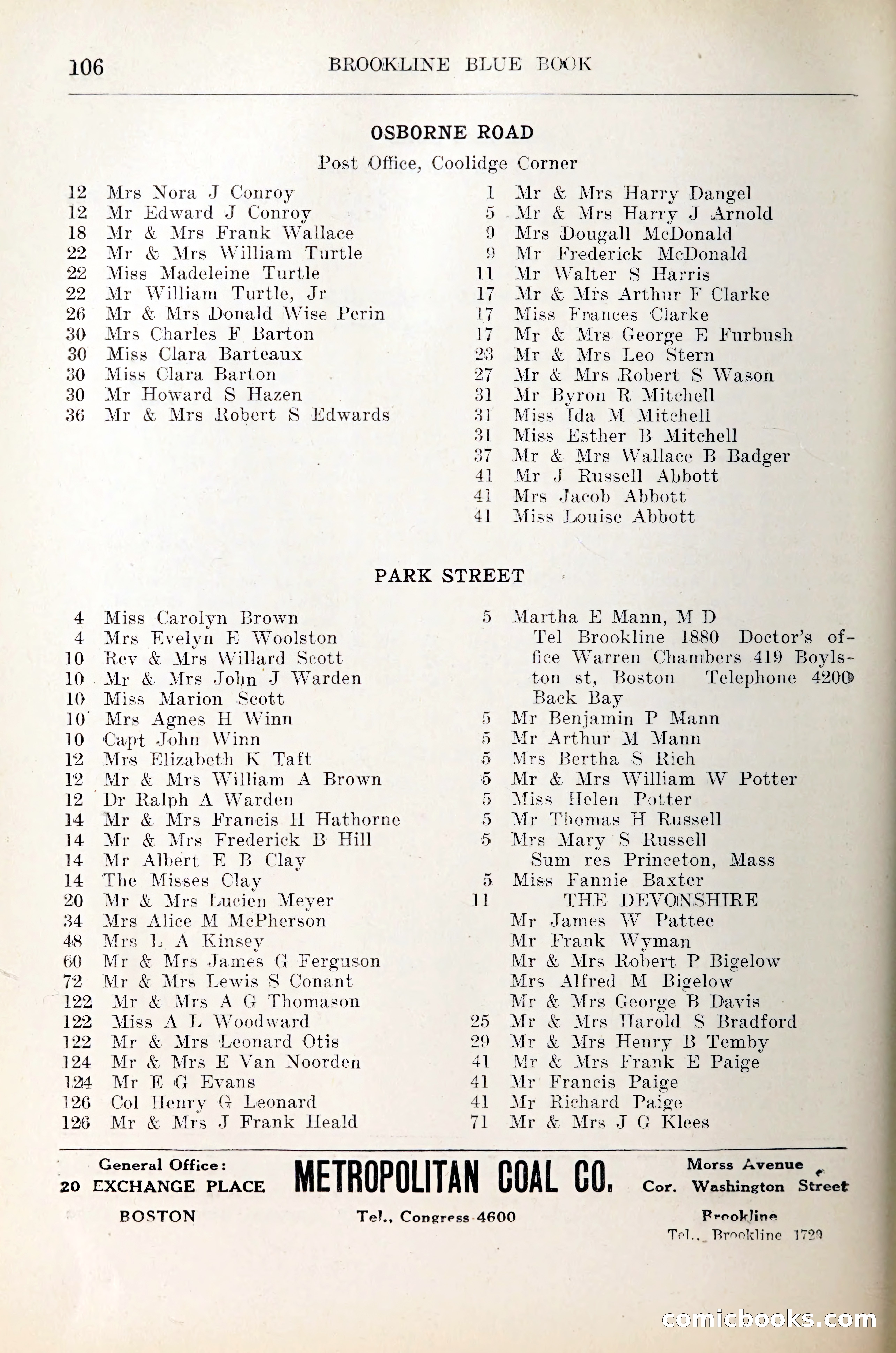 Blue Book of Brookline — page 123 of 305