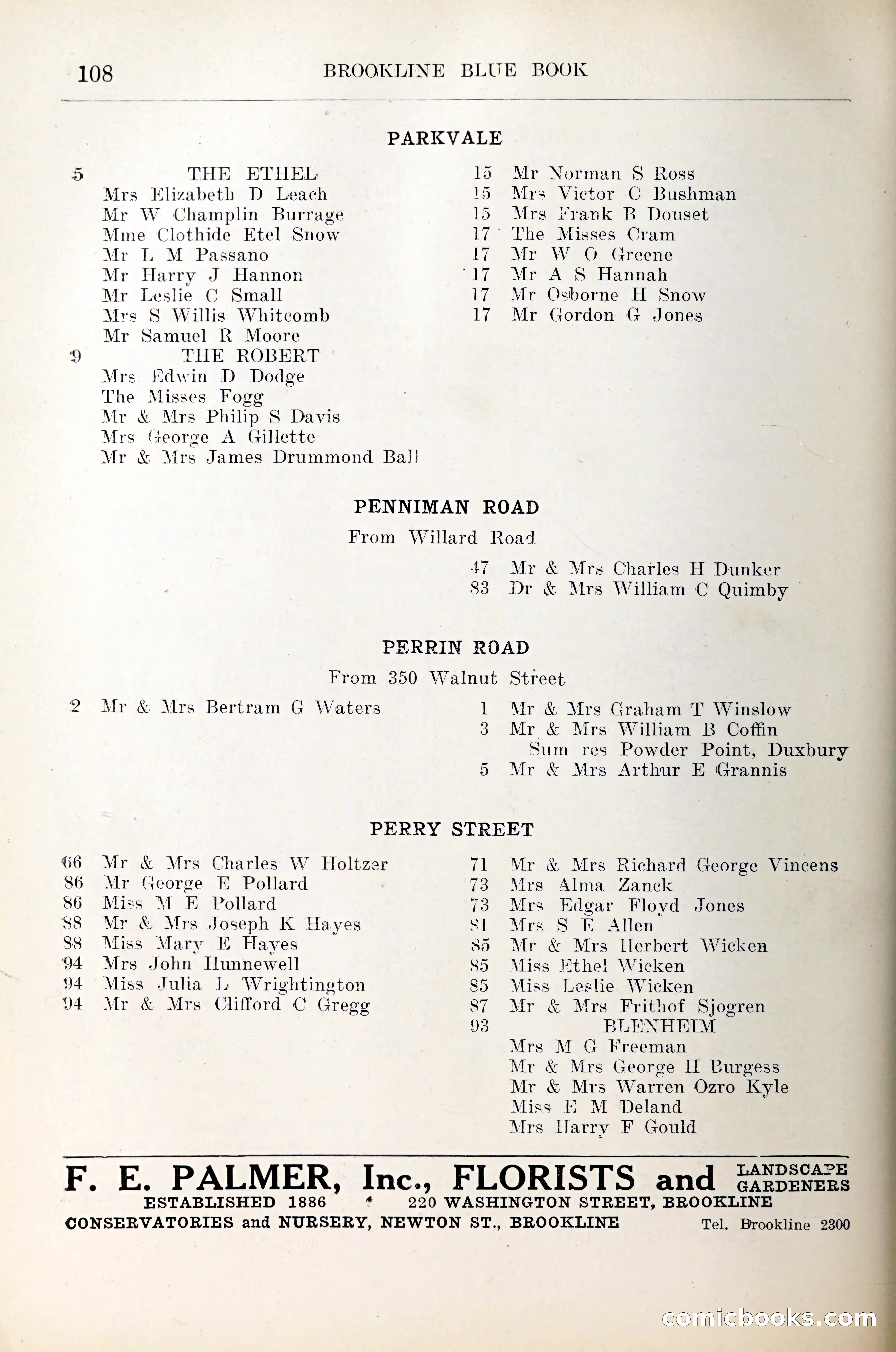 Blue Book of Brookline — page 125 of 305