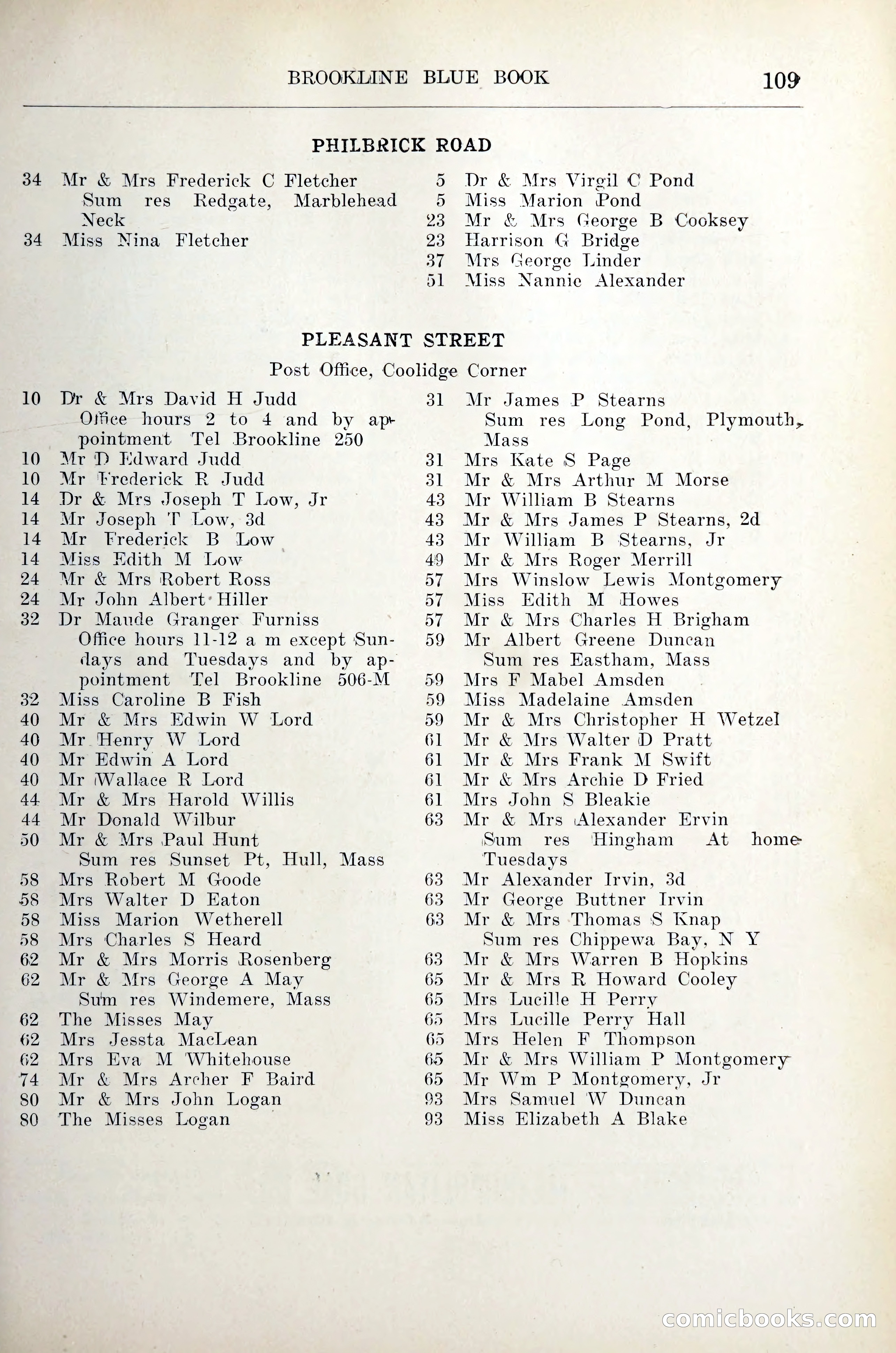 Blue Book of Brookline — page 126 of 305