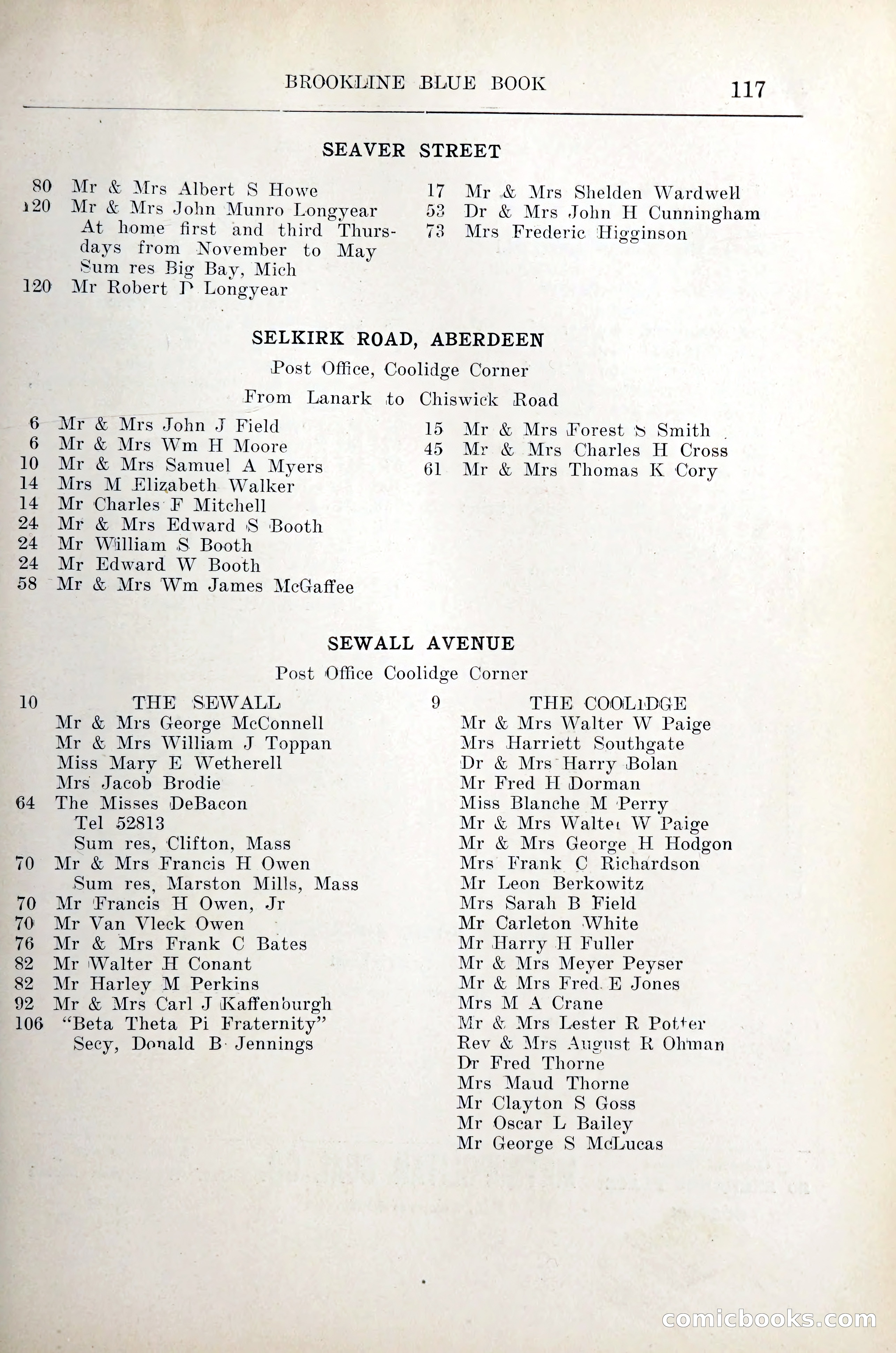 Blue Book of Brookline — page 138 of 305