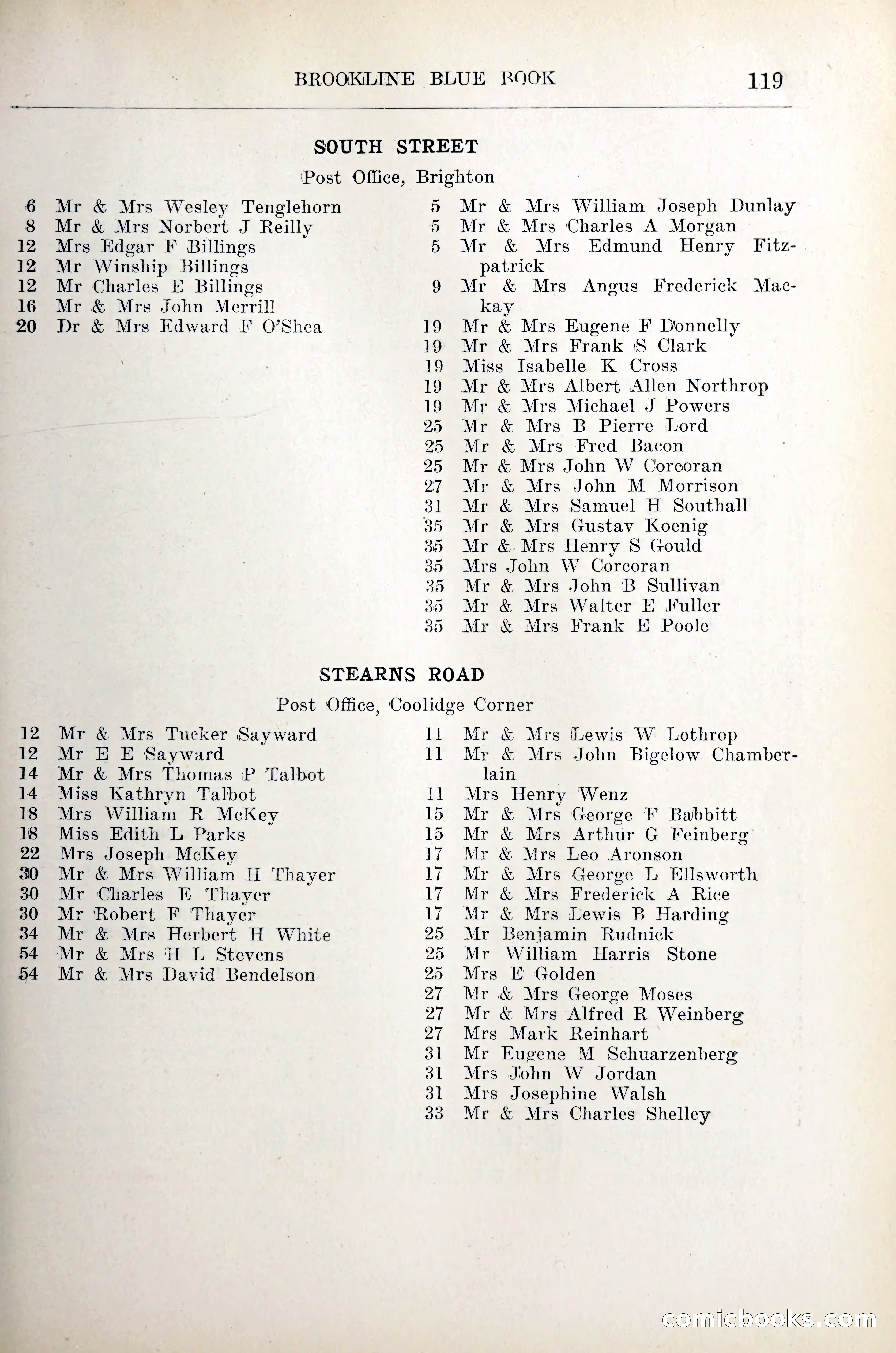 Blue Book of Brookline — page 140 of 305