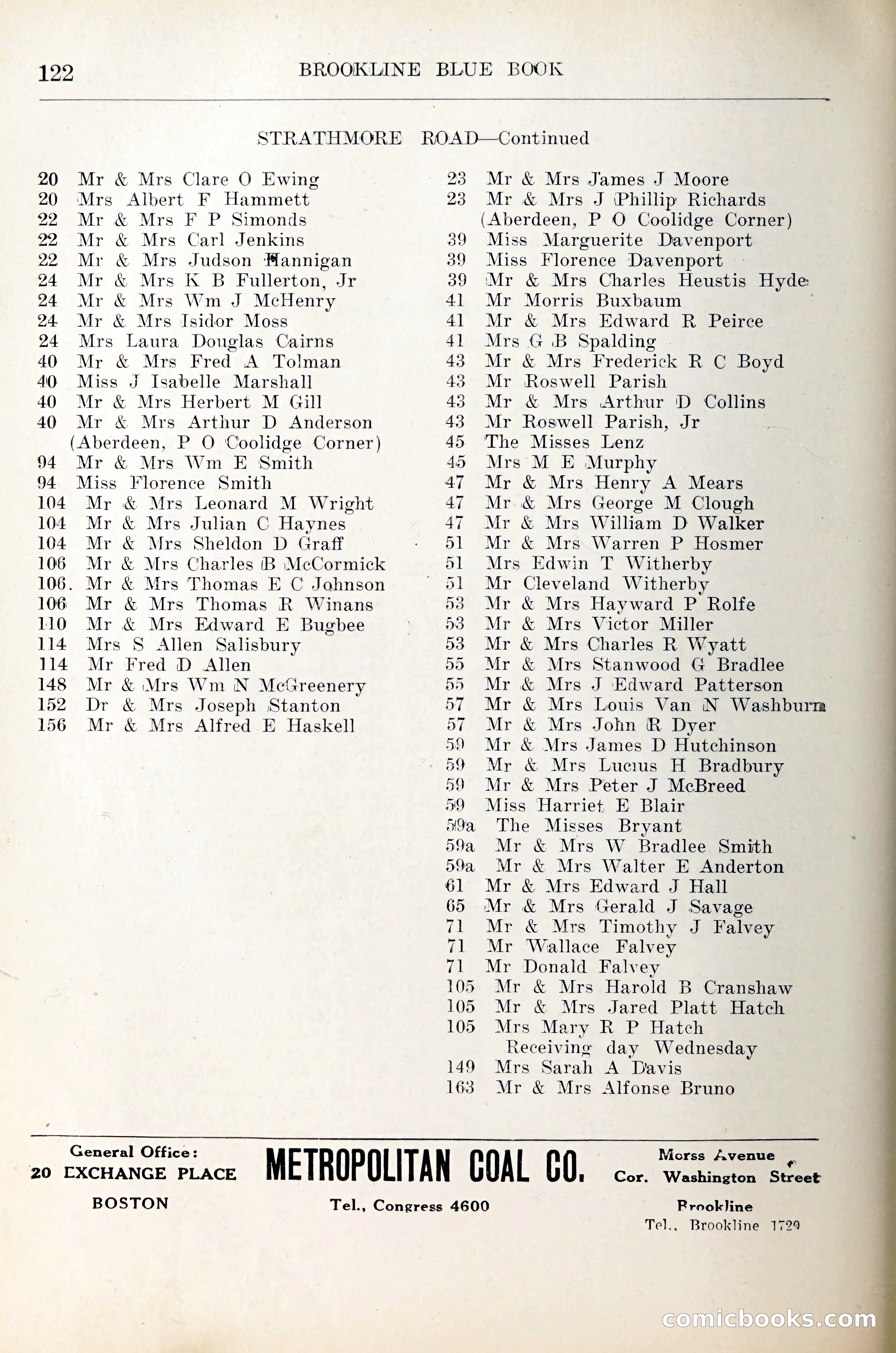 Blue Book of Brookline — page 143 of 305