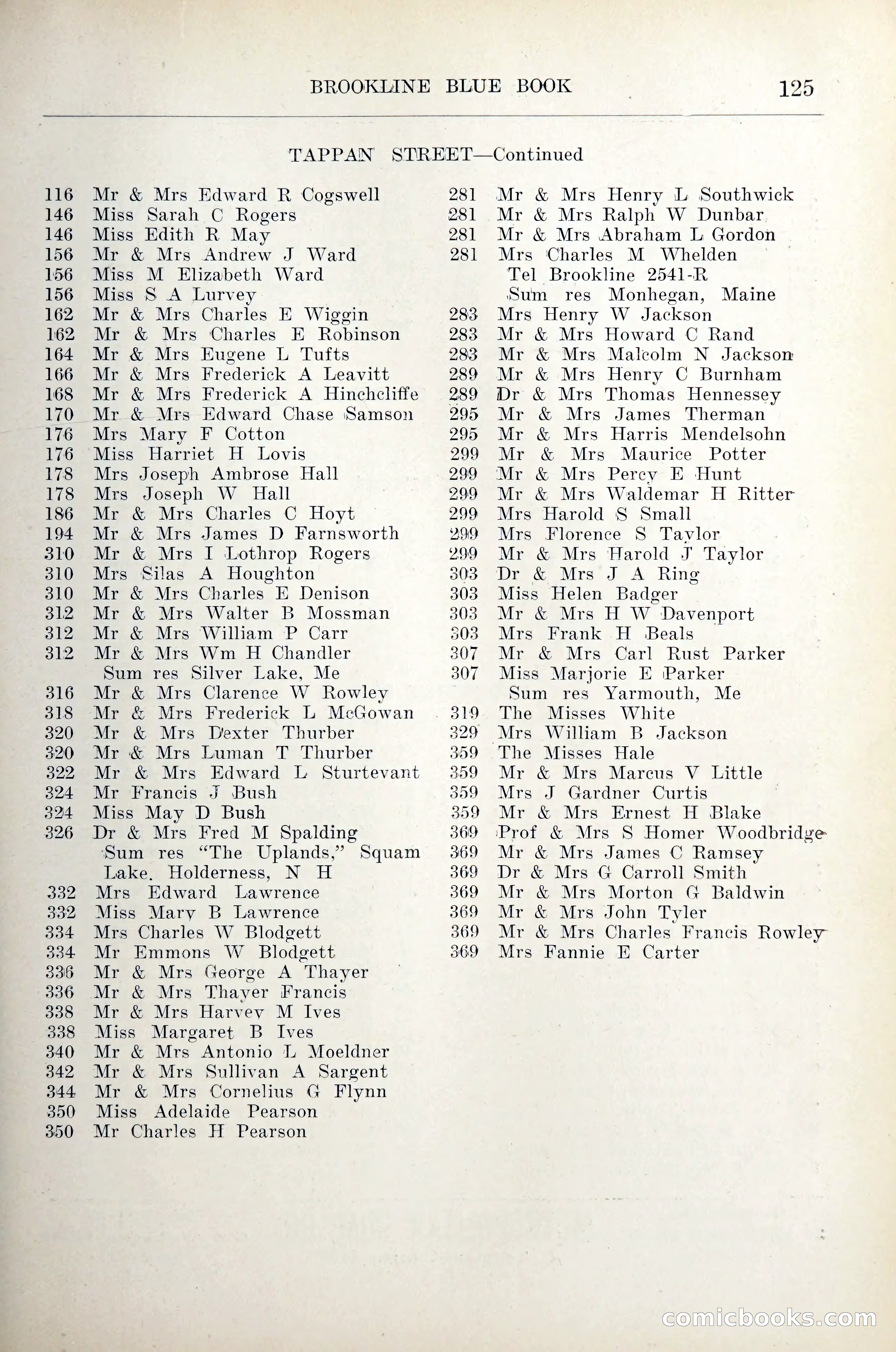 Blue Book of Brookline — page 146 of 305