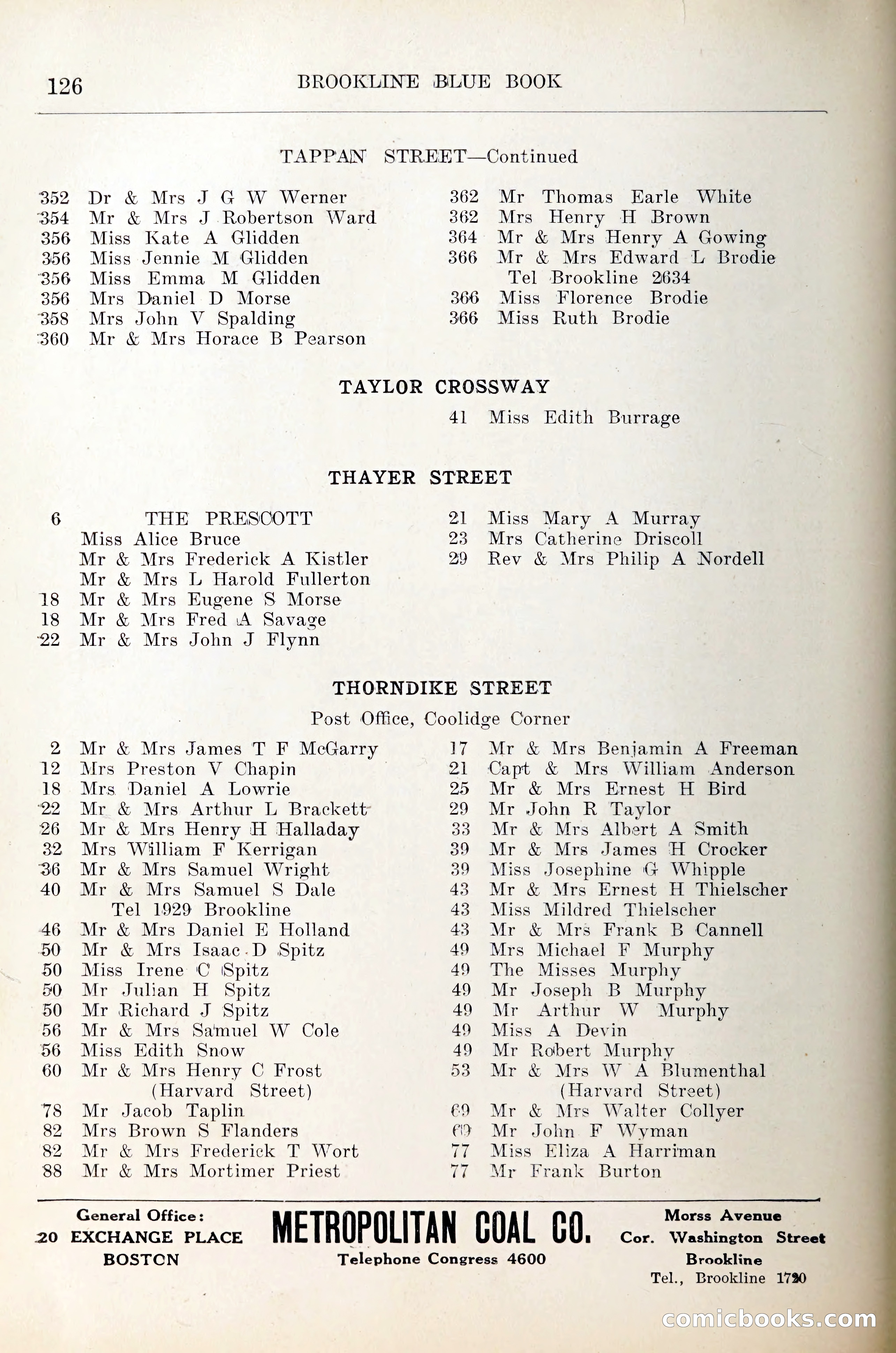 Blue Book of Brookline — page 147 of 305