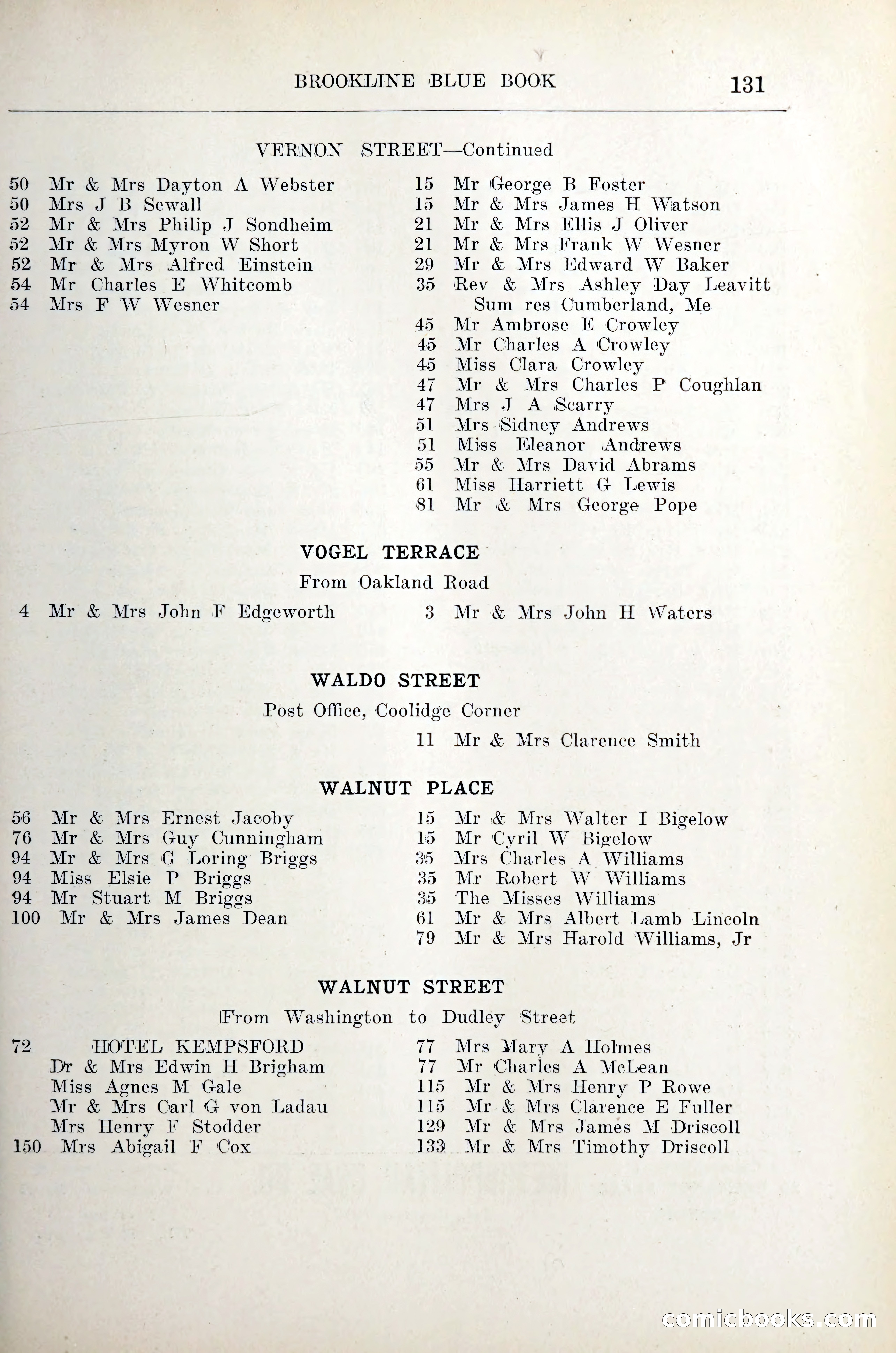 Blue Book of Brookline — page 152 of 305