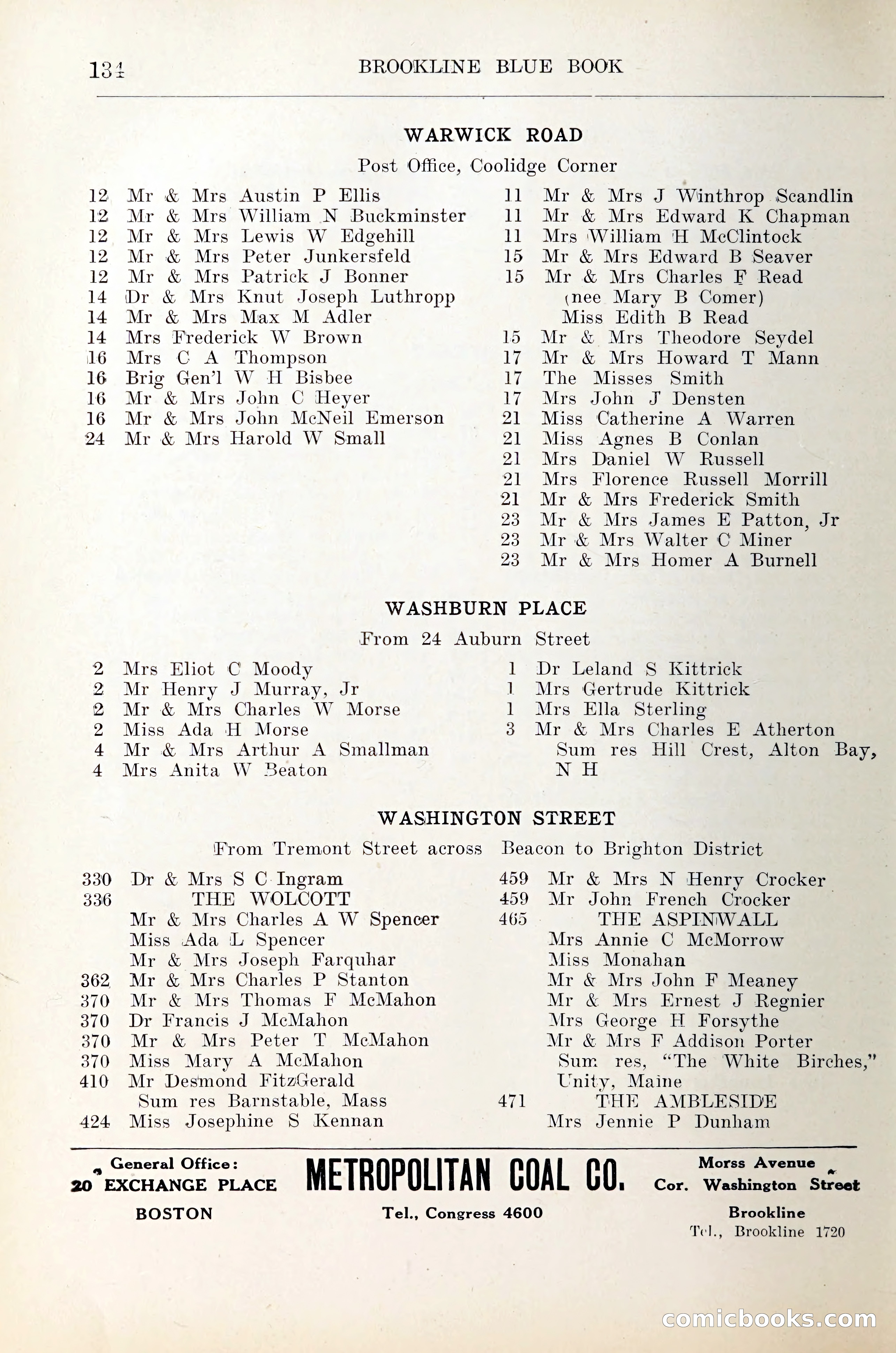 Blue Book of Brookline — page 155 of 305