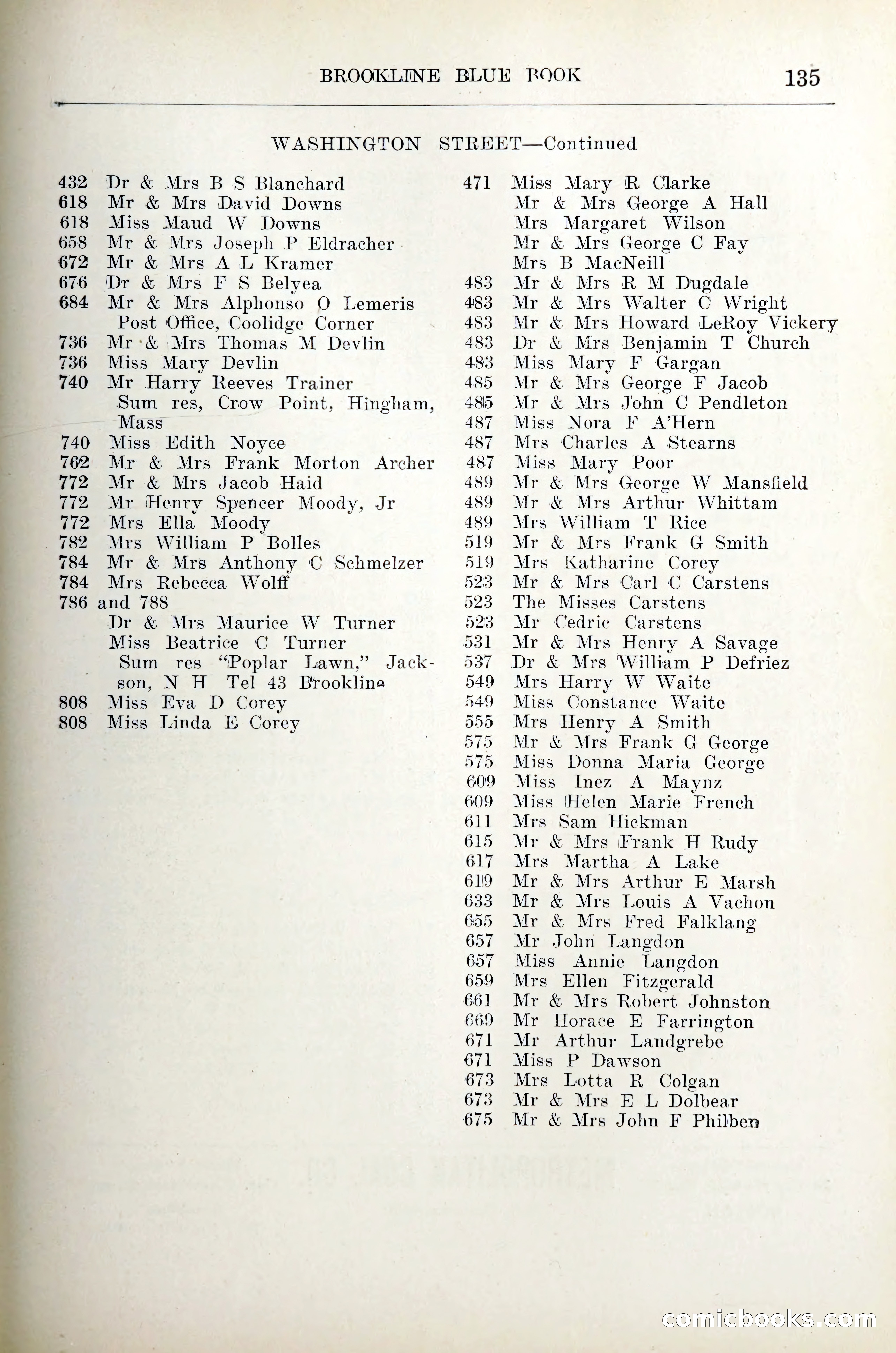 Blue Book of Brookline — page 156 of 305