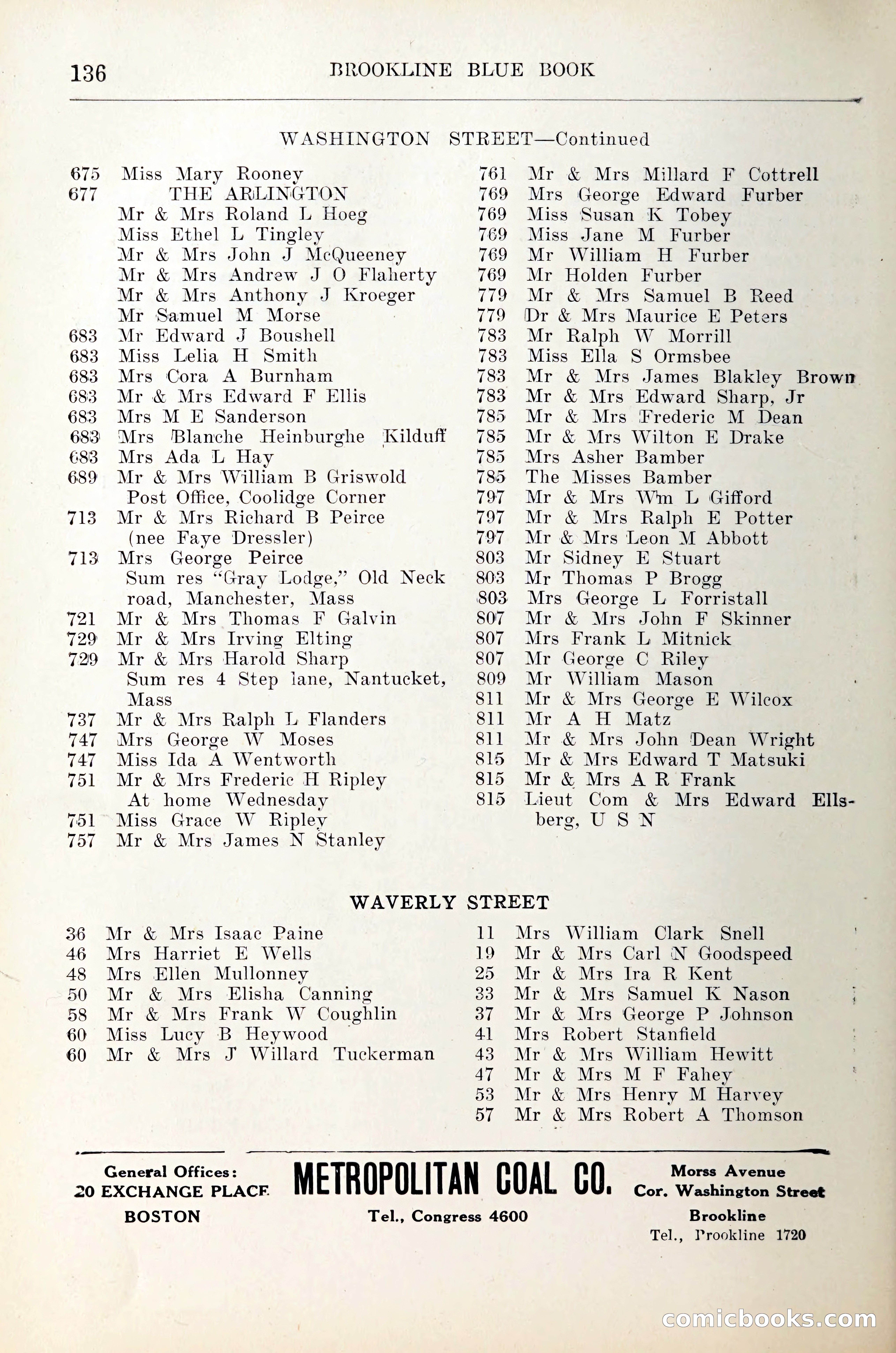 Blue Book of Brookline — page 157 of 305