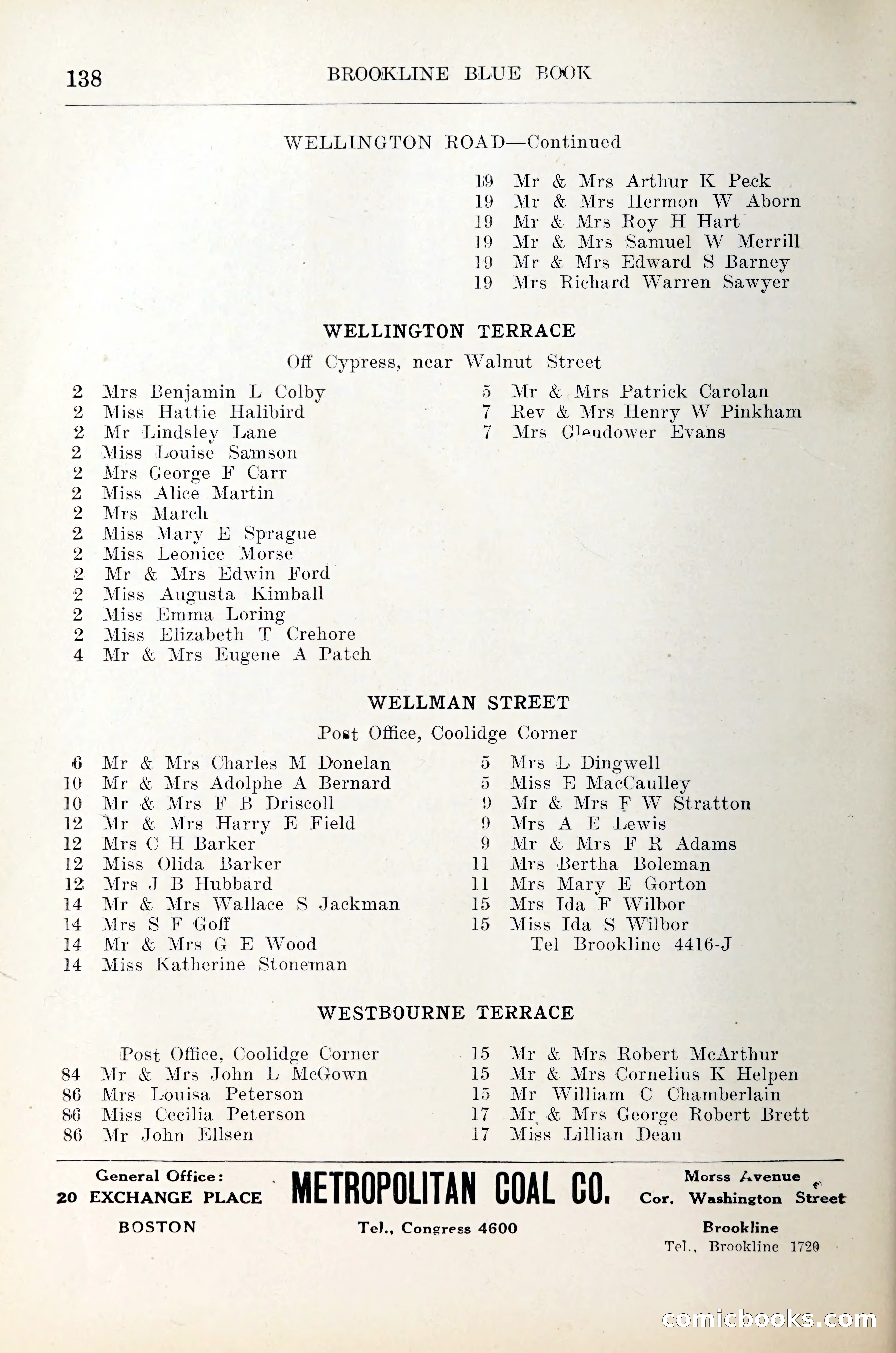 Blue Book of Brookline — page 159 of 305