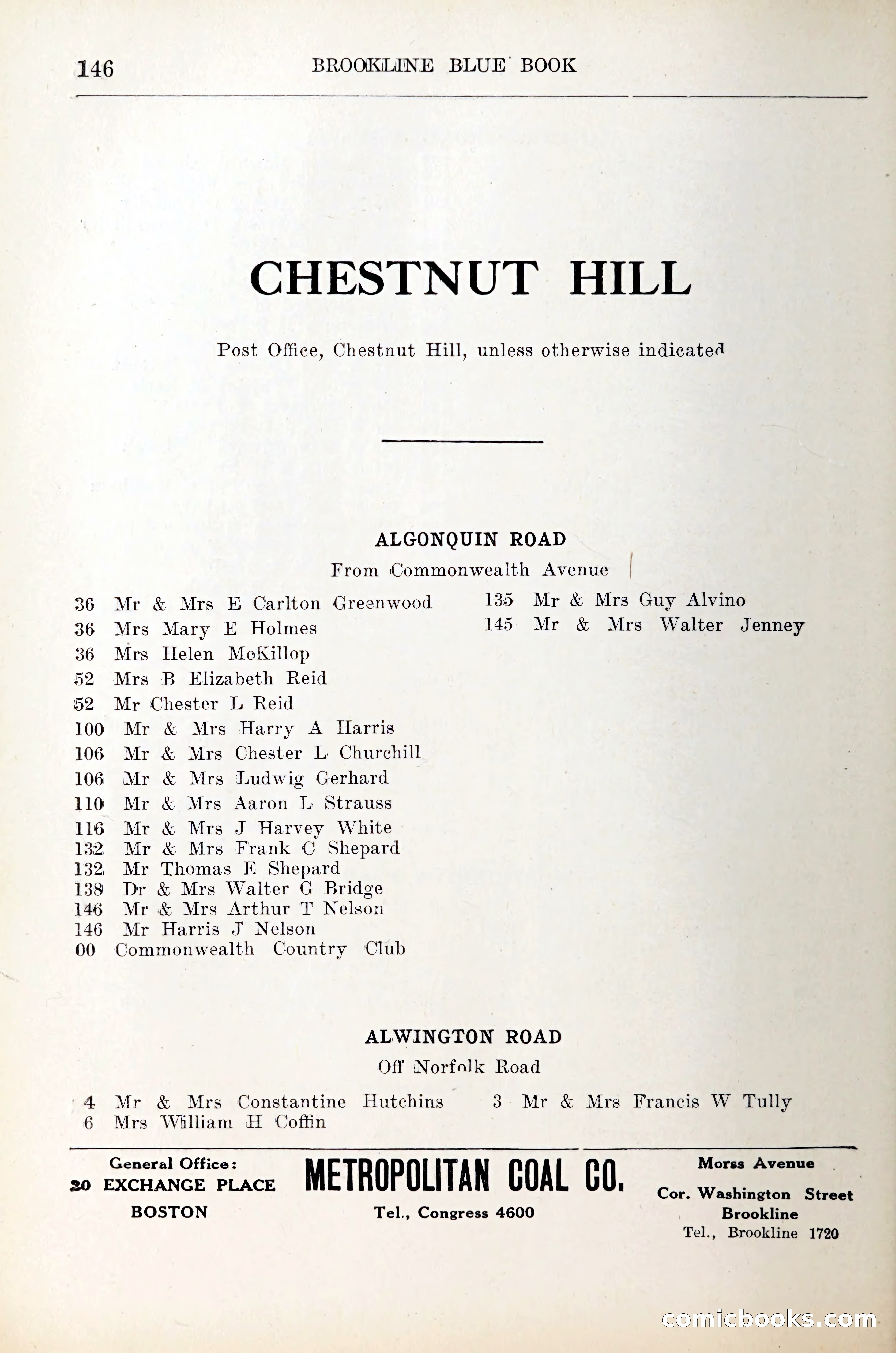 Blue Book of Brookline — page 167 of 305
