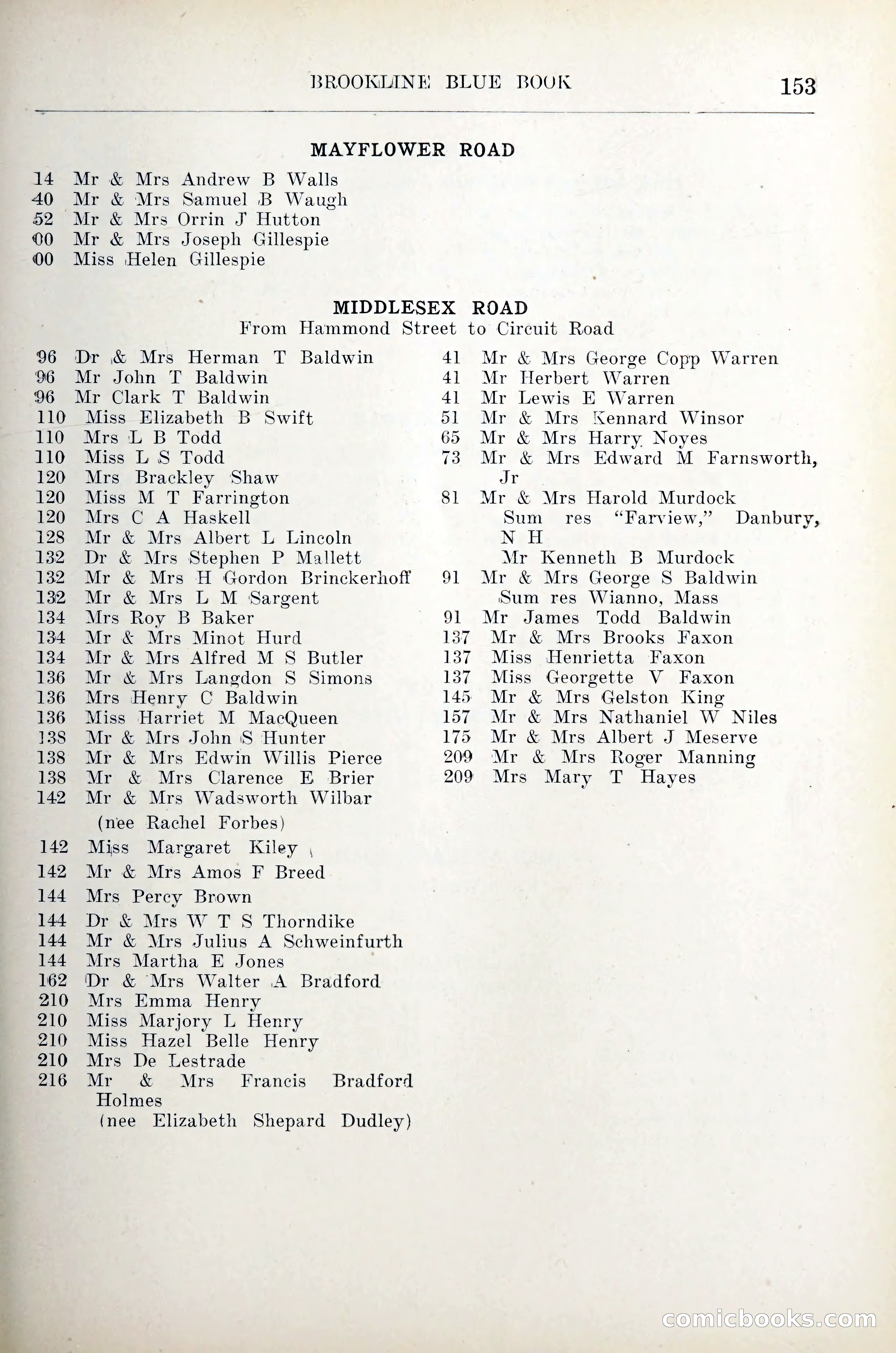 Blue Book of Brookline — page 174 of 305