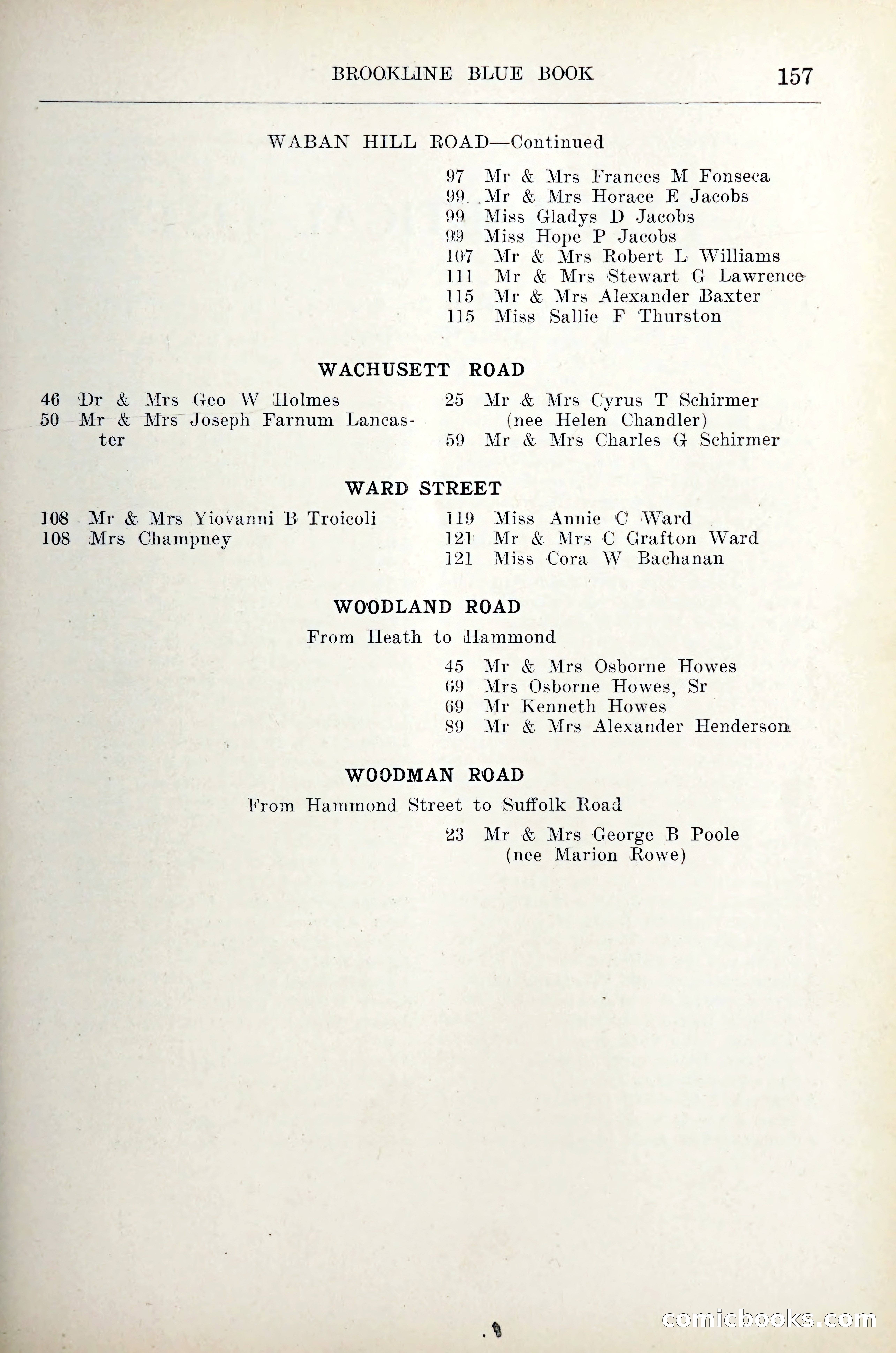 Blue Book of Brookline — page 178 of 305