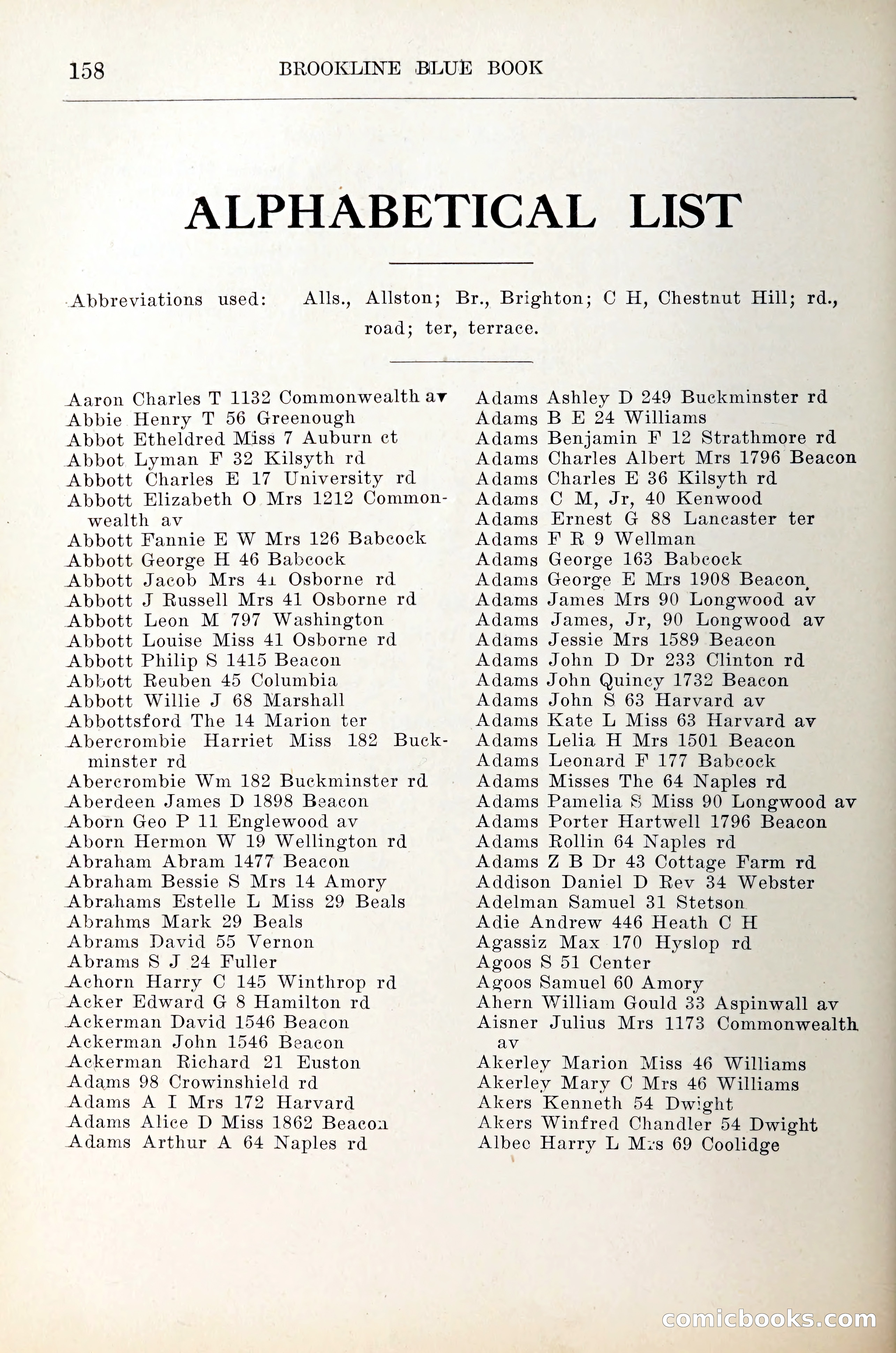 Blue Book of Brookline — page 179 of 305