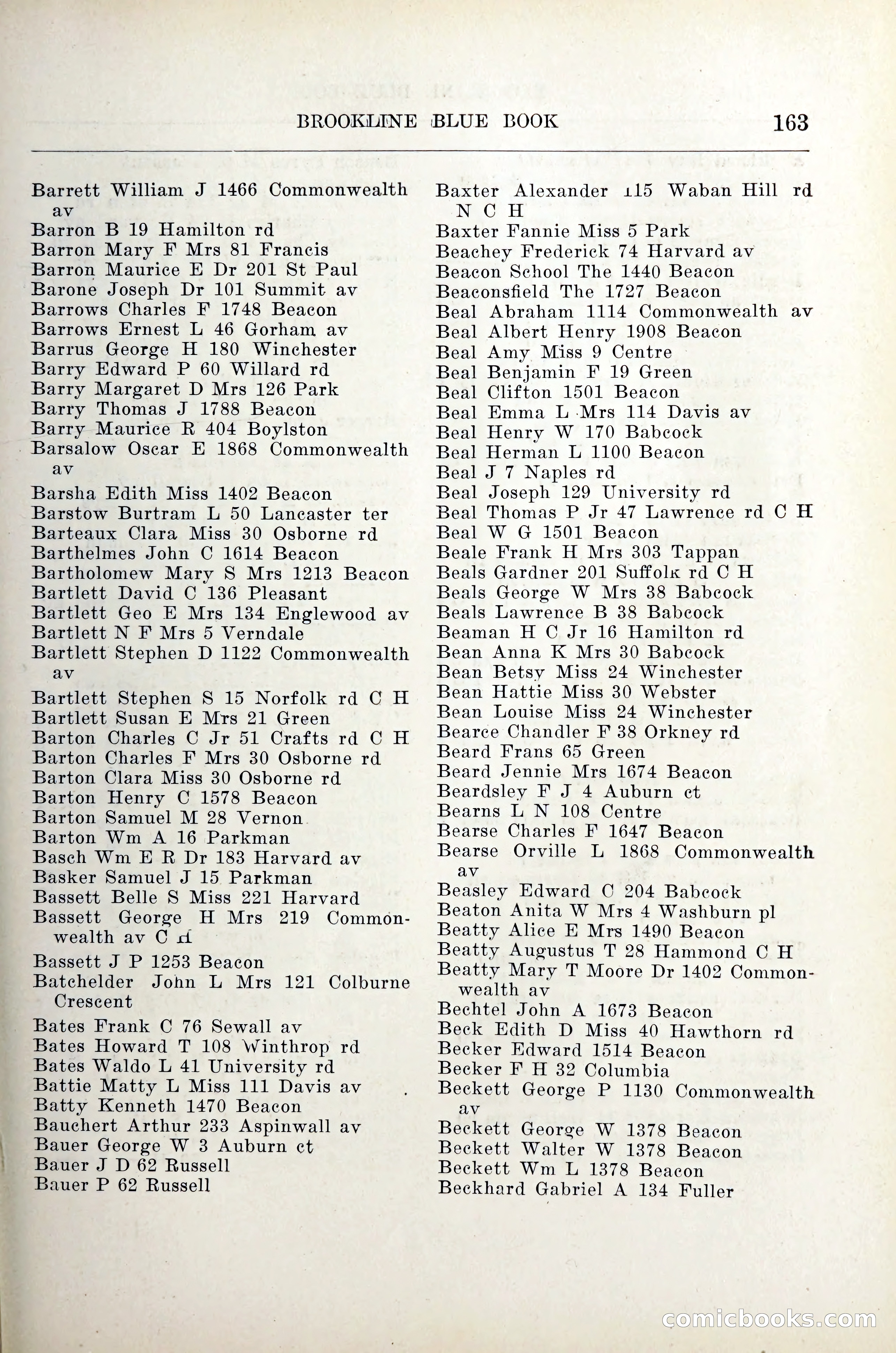 Blue Book of Brookline — page 184 of 305