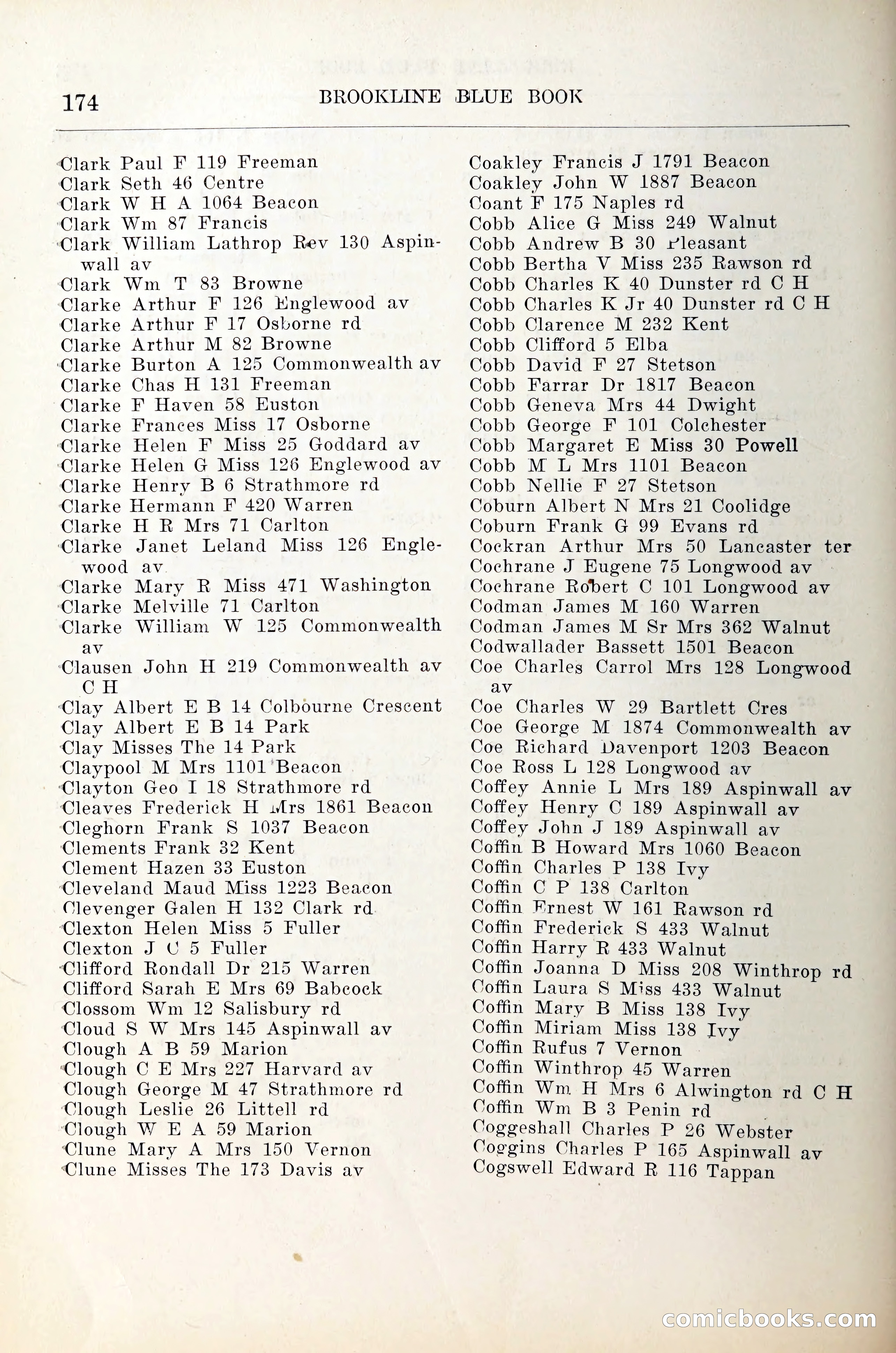 Blue Book of Brookline — page 195 of 305