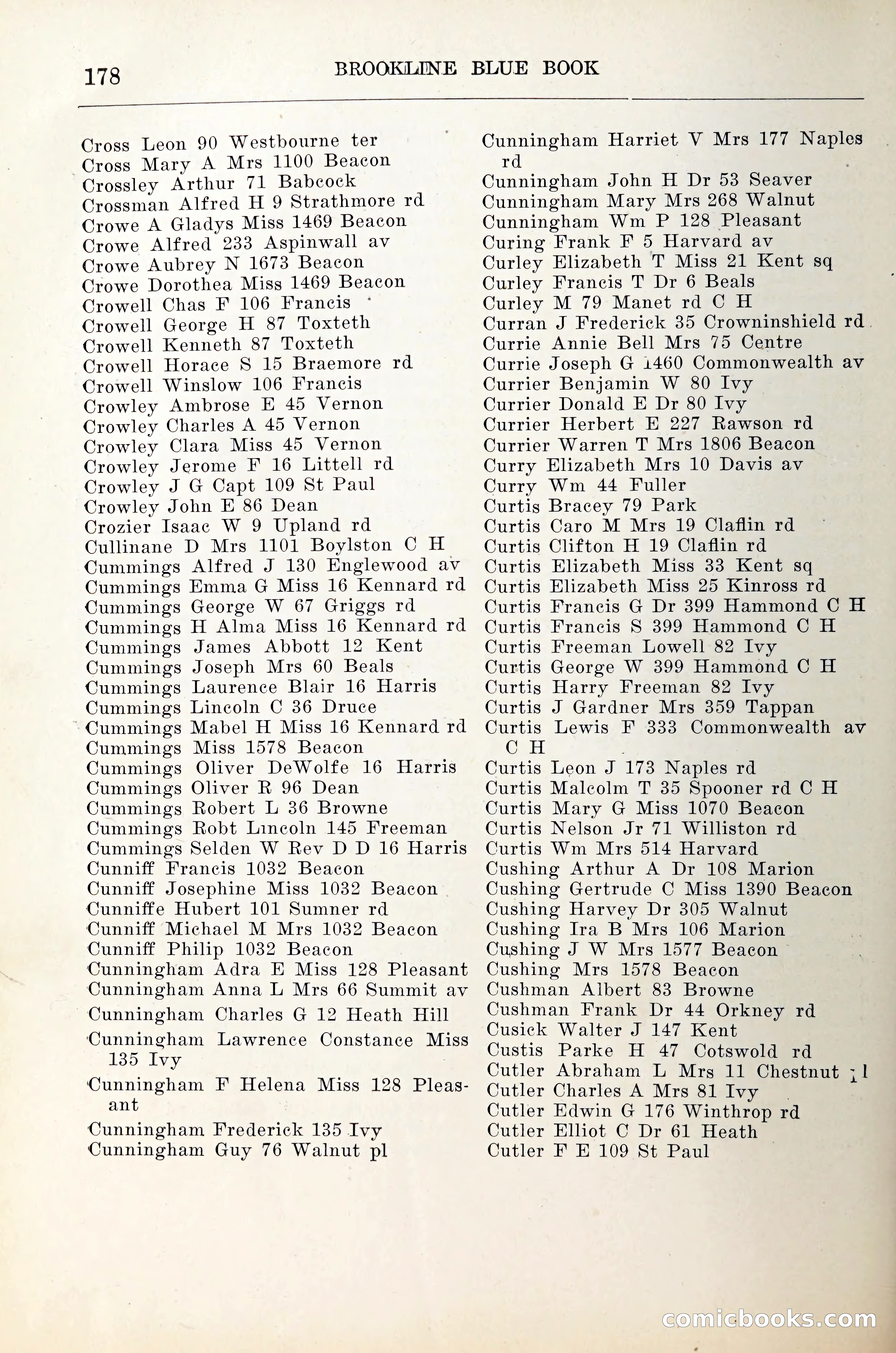 Blue Book of Brookline — page 199 of 305