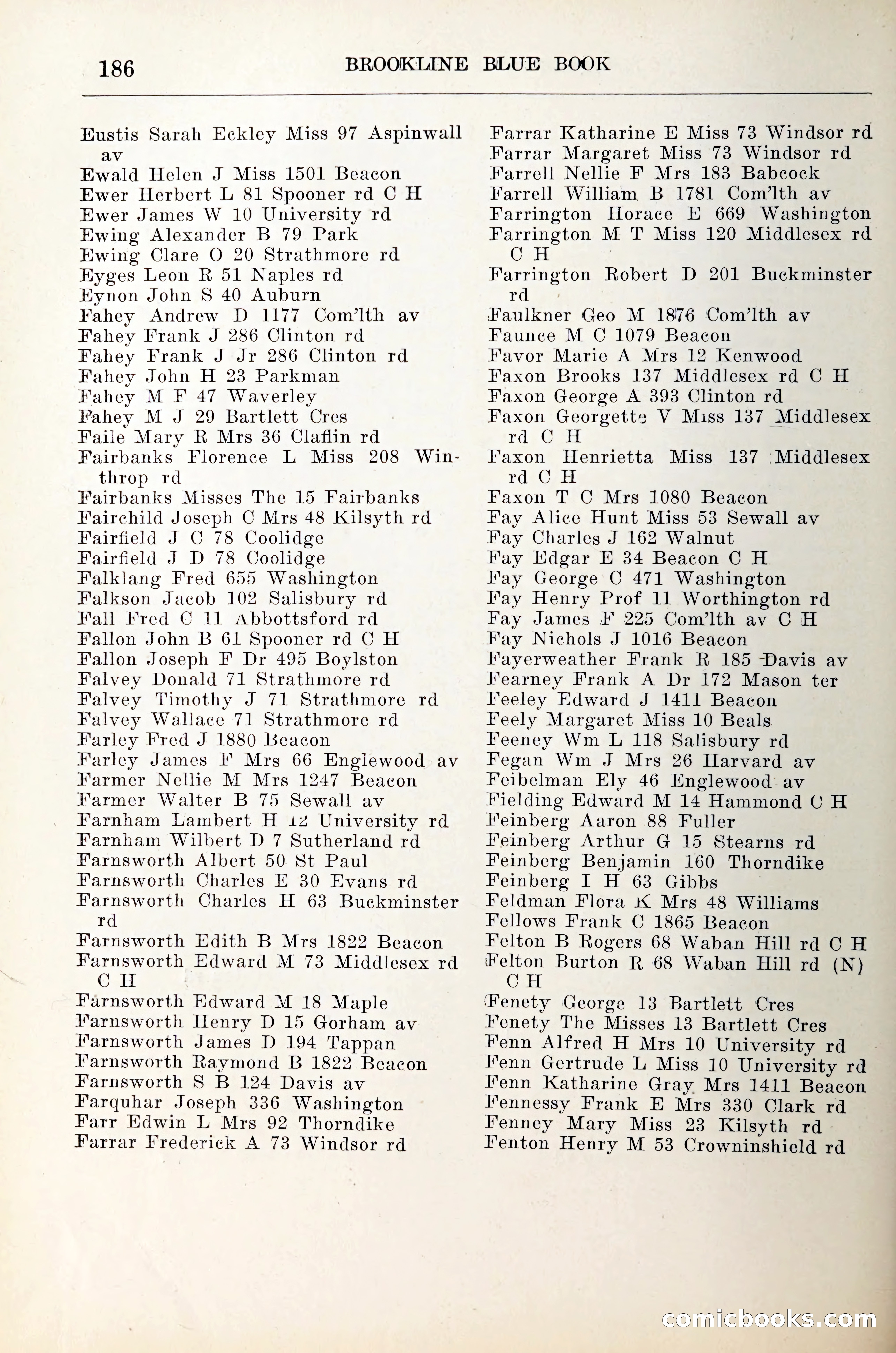 Blue Book of Brookline — page 207 of 305