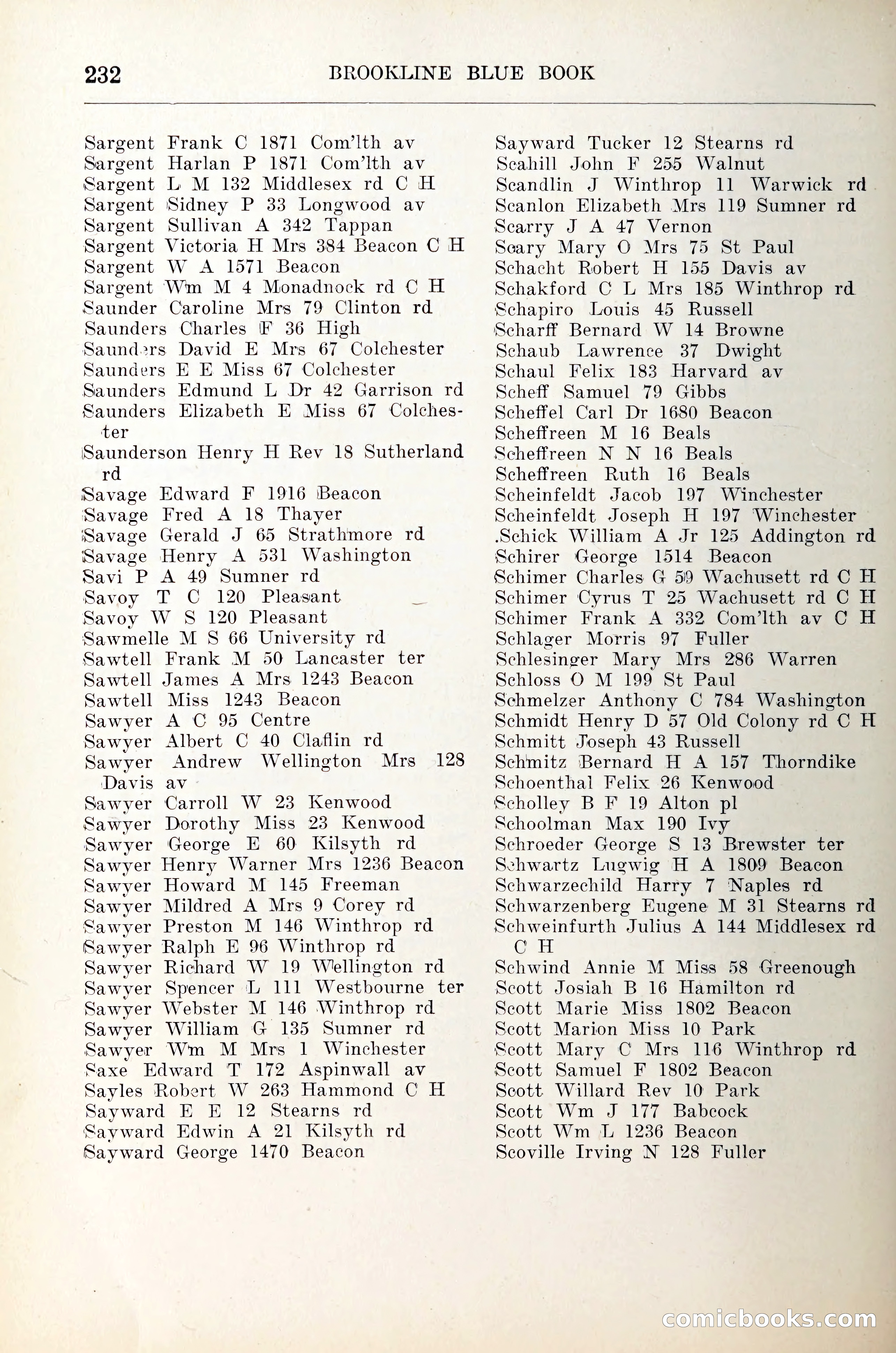 Blue Book of Brookline — page 253 of 305