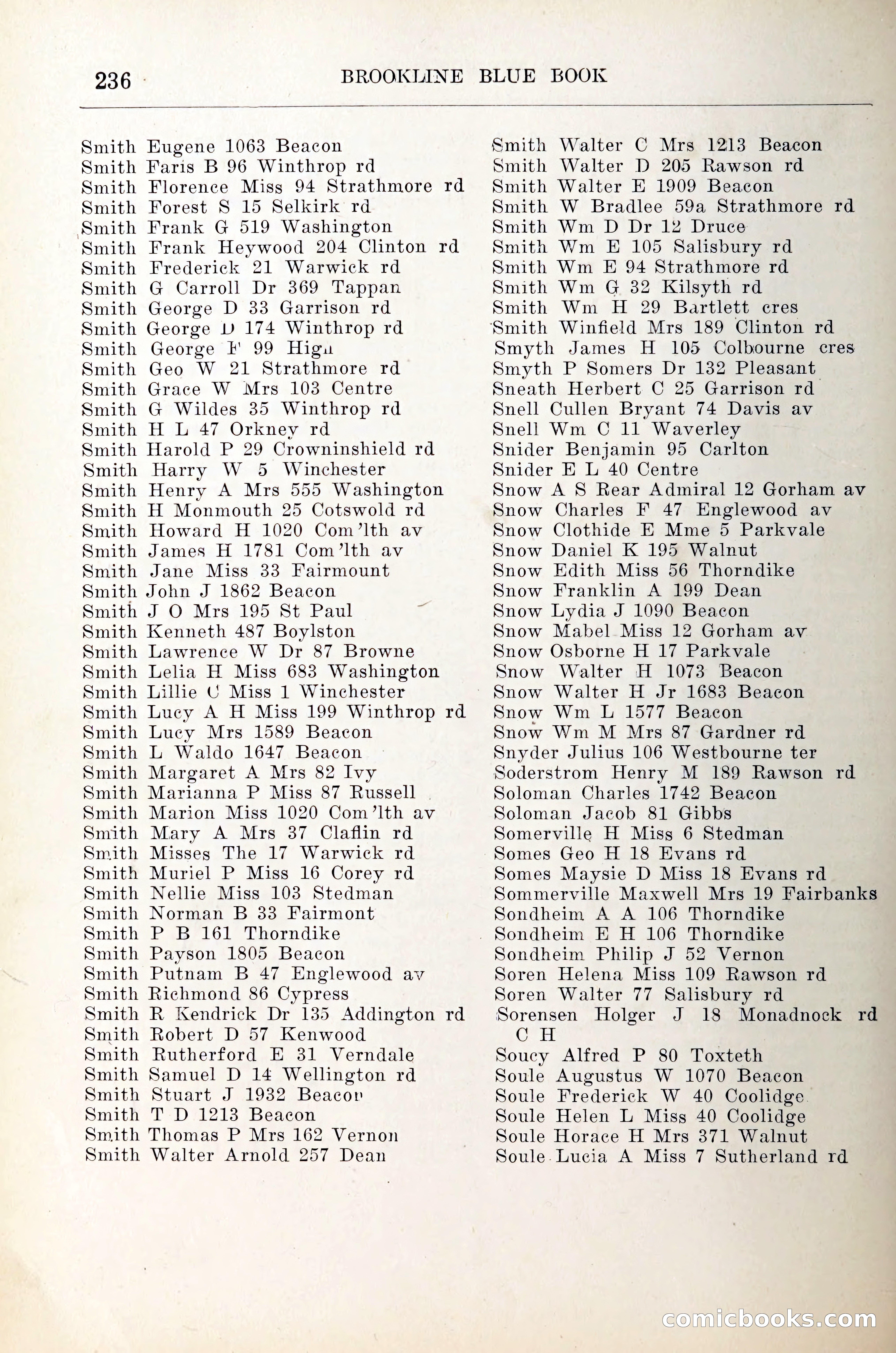 Blue Book of Brookline — page 257 of 305