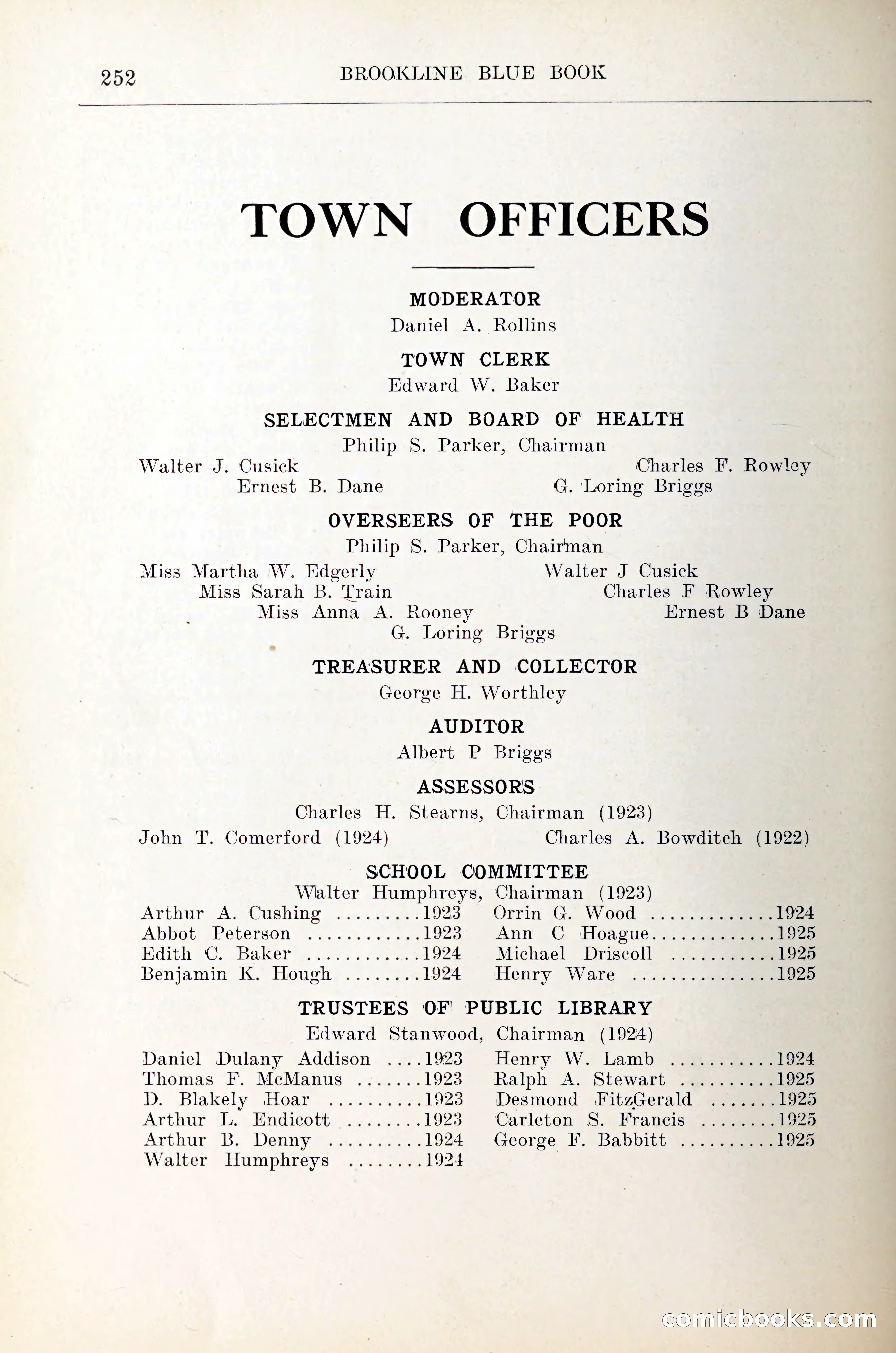 Blue Book of Brookline — page 273 of 305