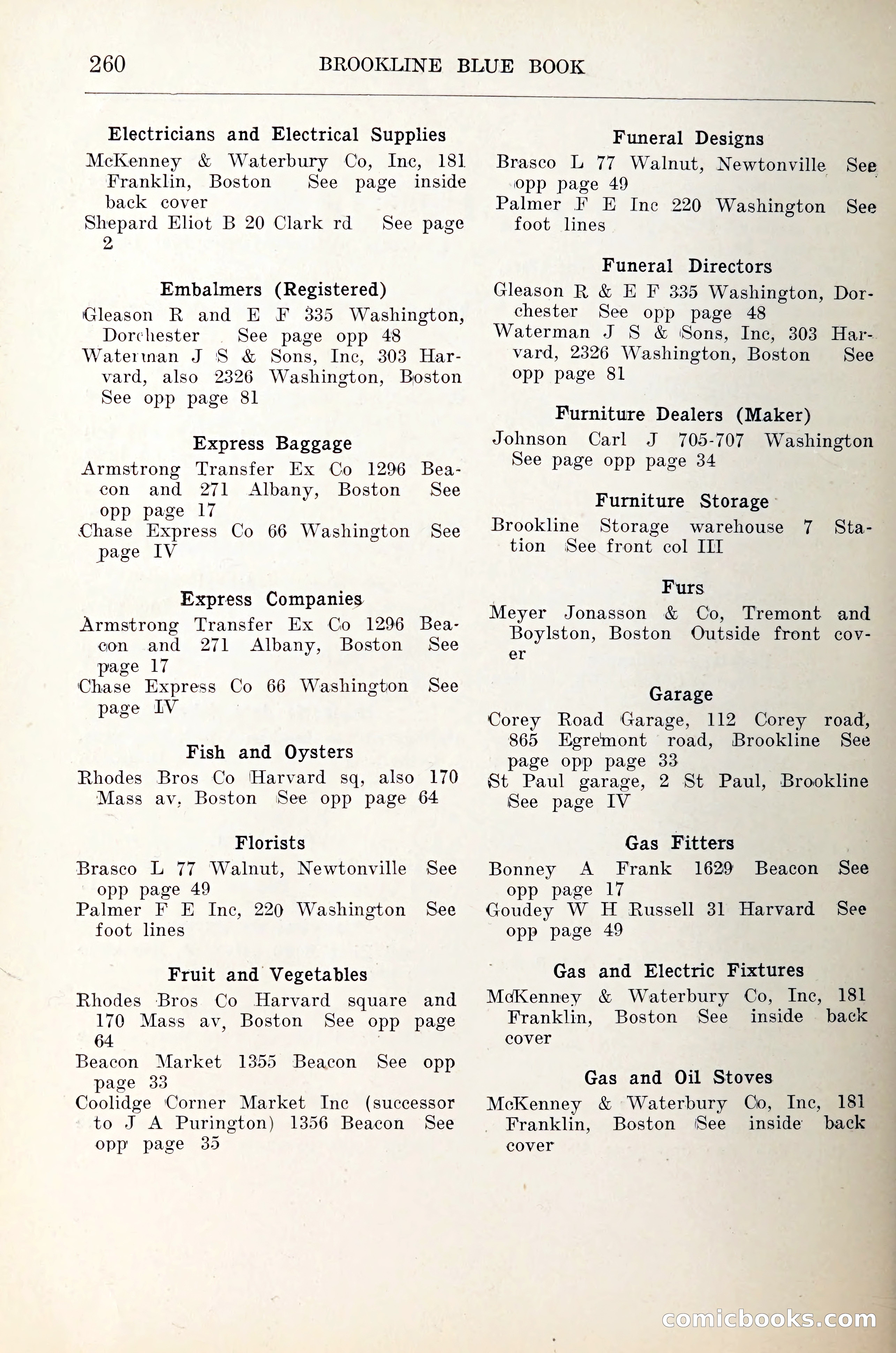 Blue Book of Brookline — page 281 of 305