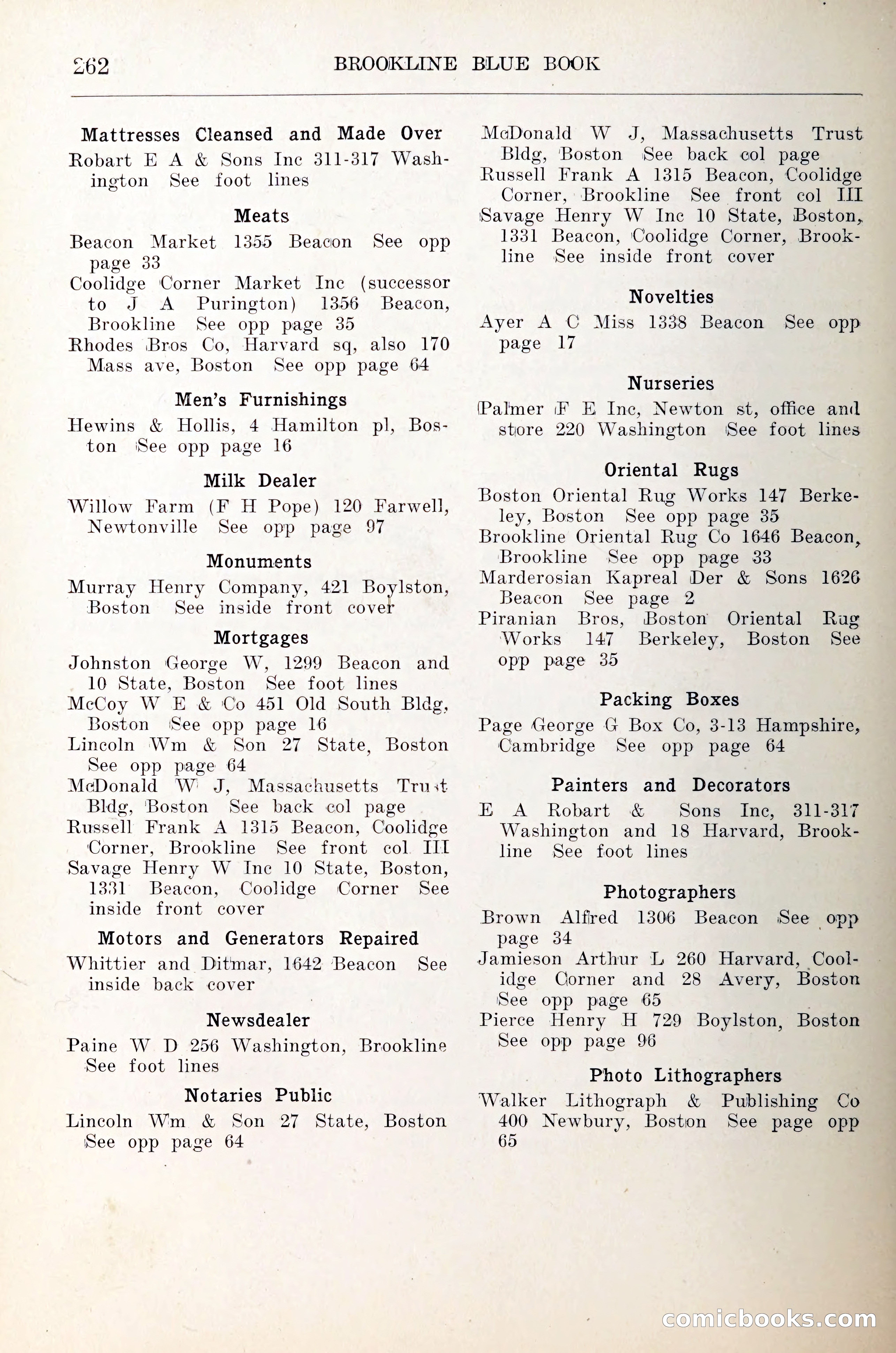 Blue Book of Brookline — page 283 of 305