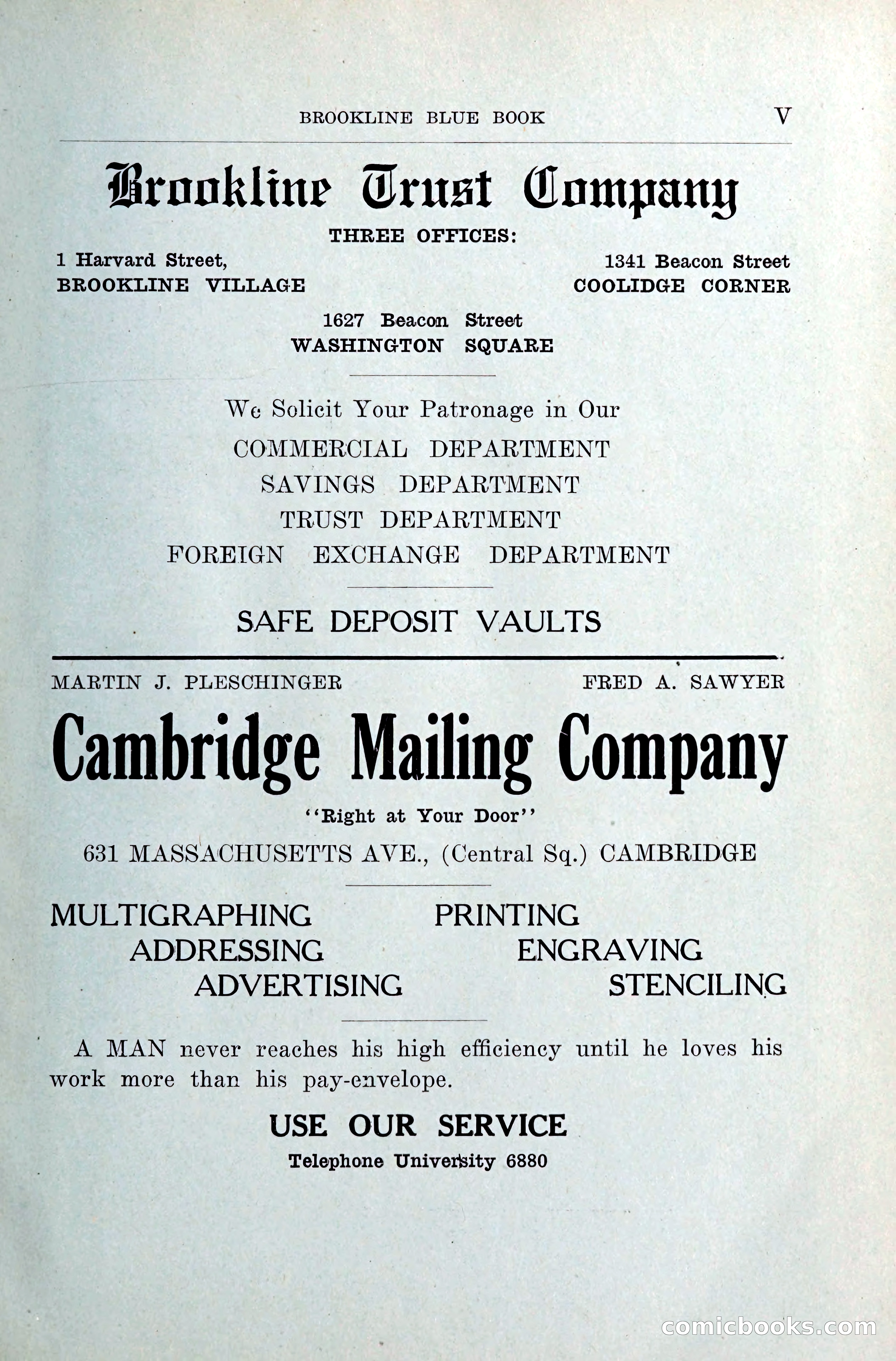 Blue Book of Brookline — page 6 of 354