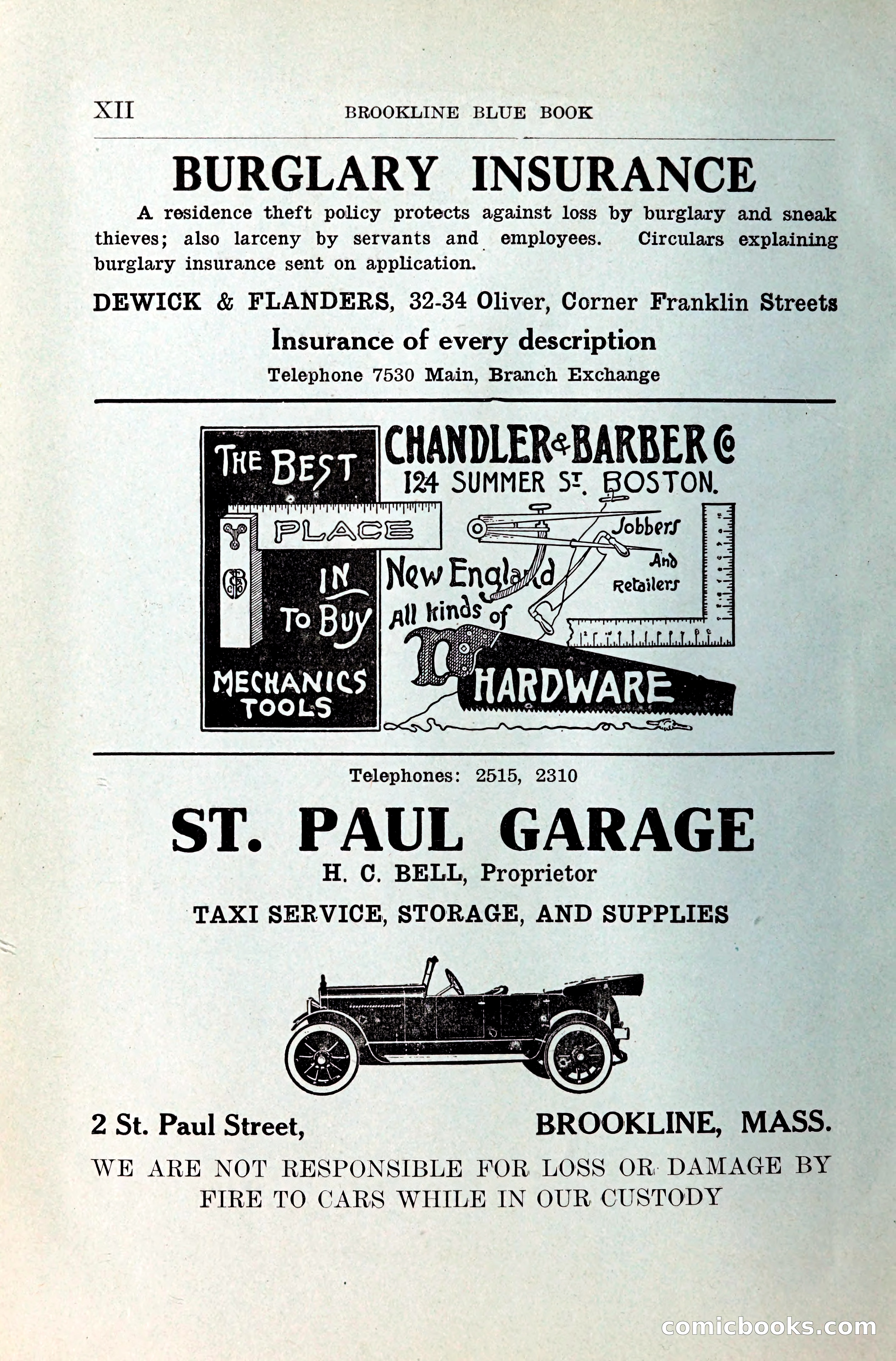 Blue Book of Brookline — page 13 of 354