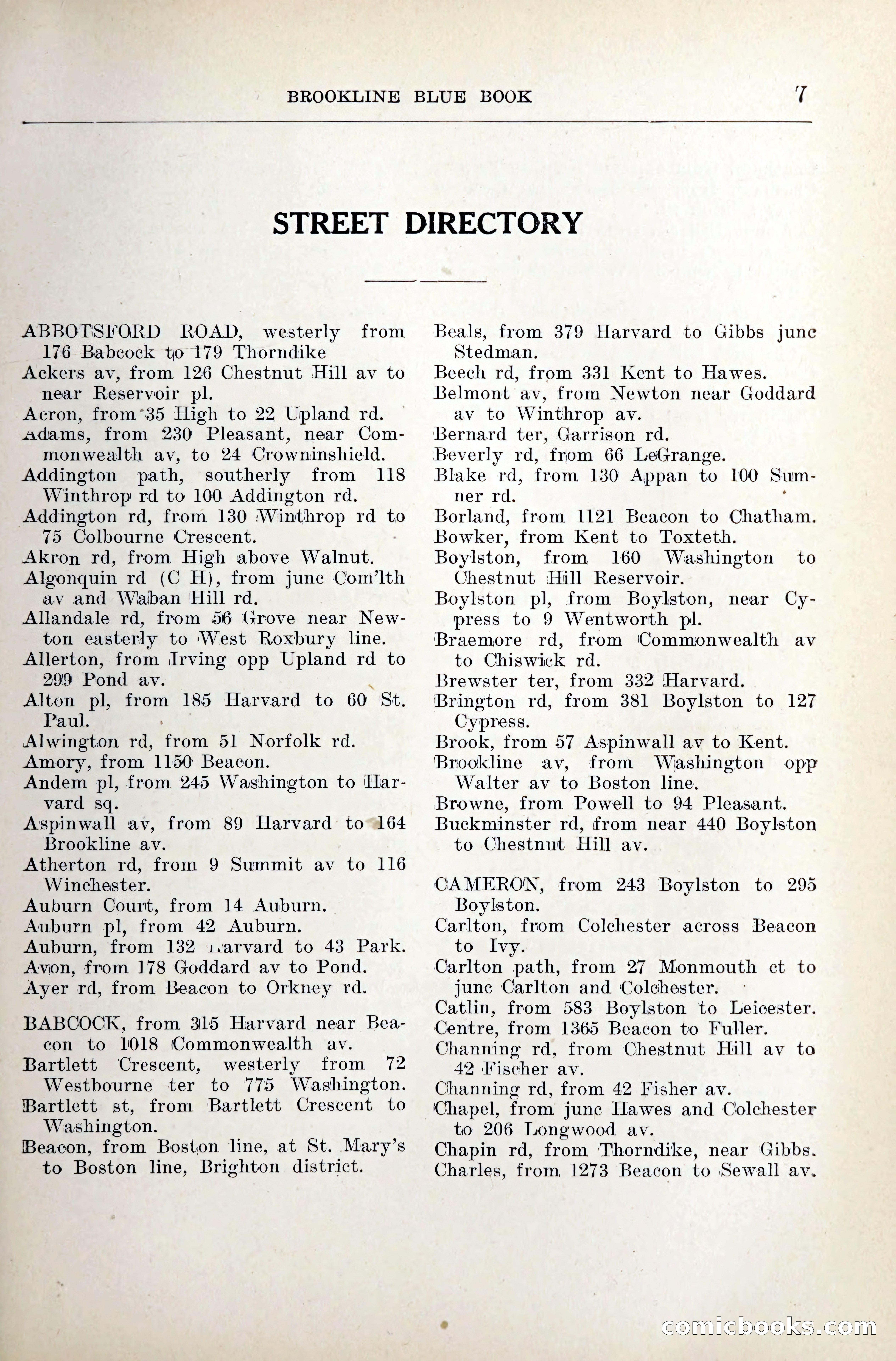 Blue Book of Brookline — page 26 of 354