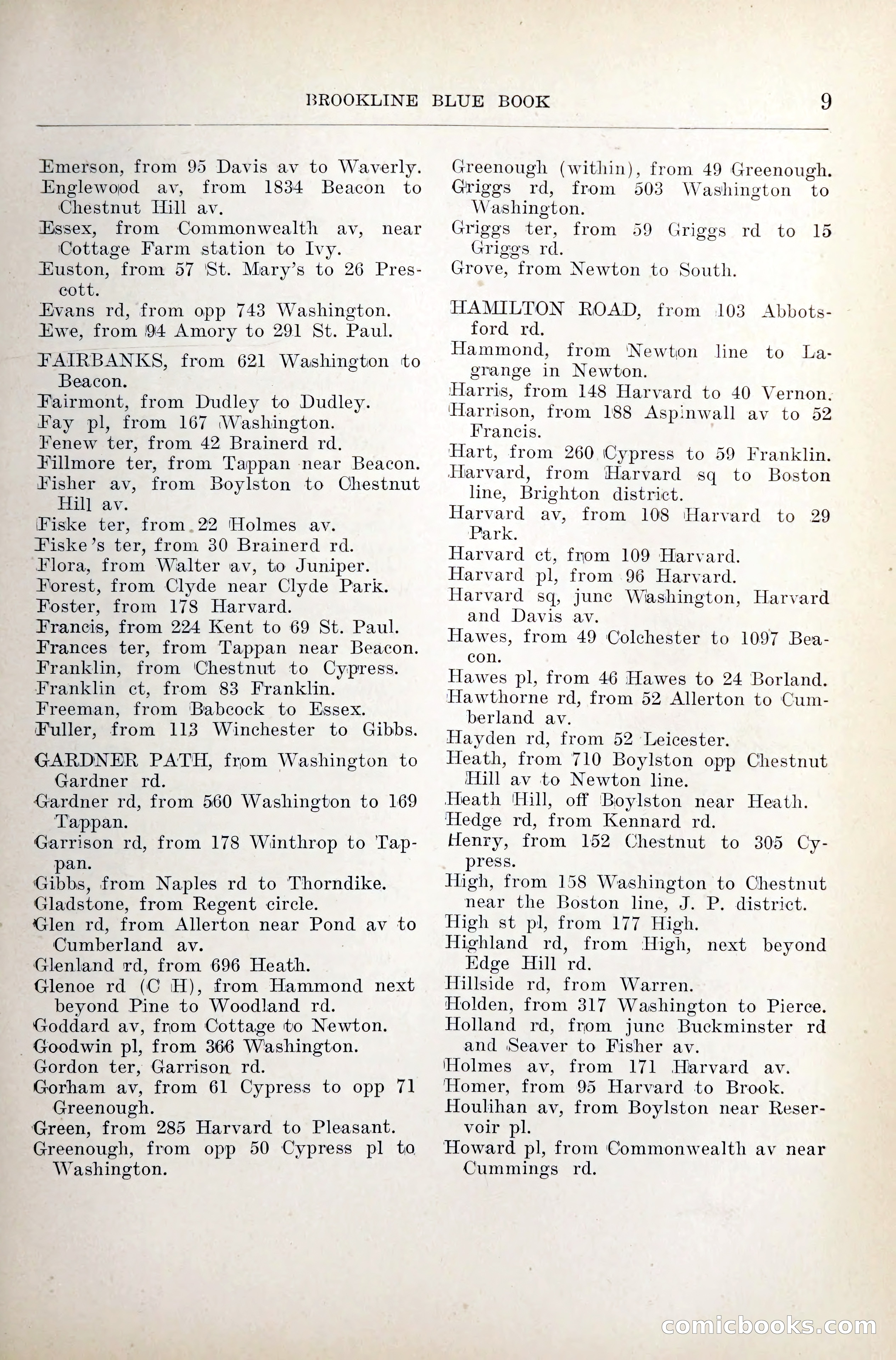 Blue Book of Brookline — page 28 of 354