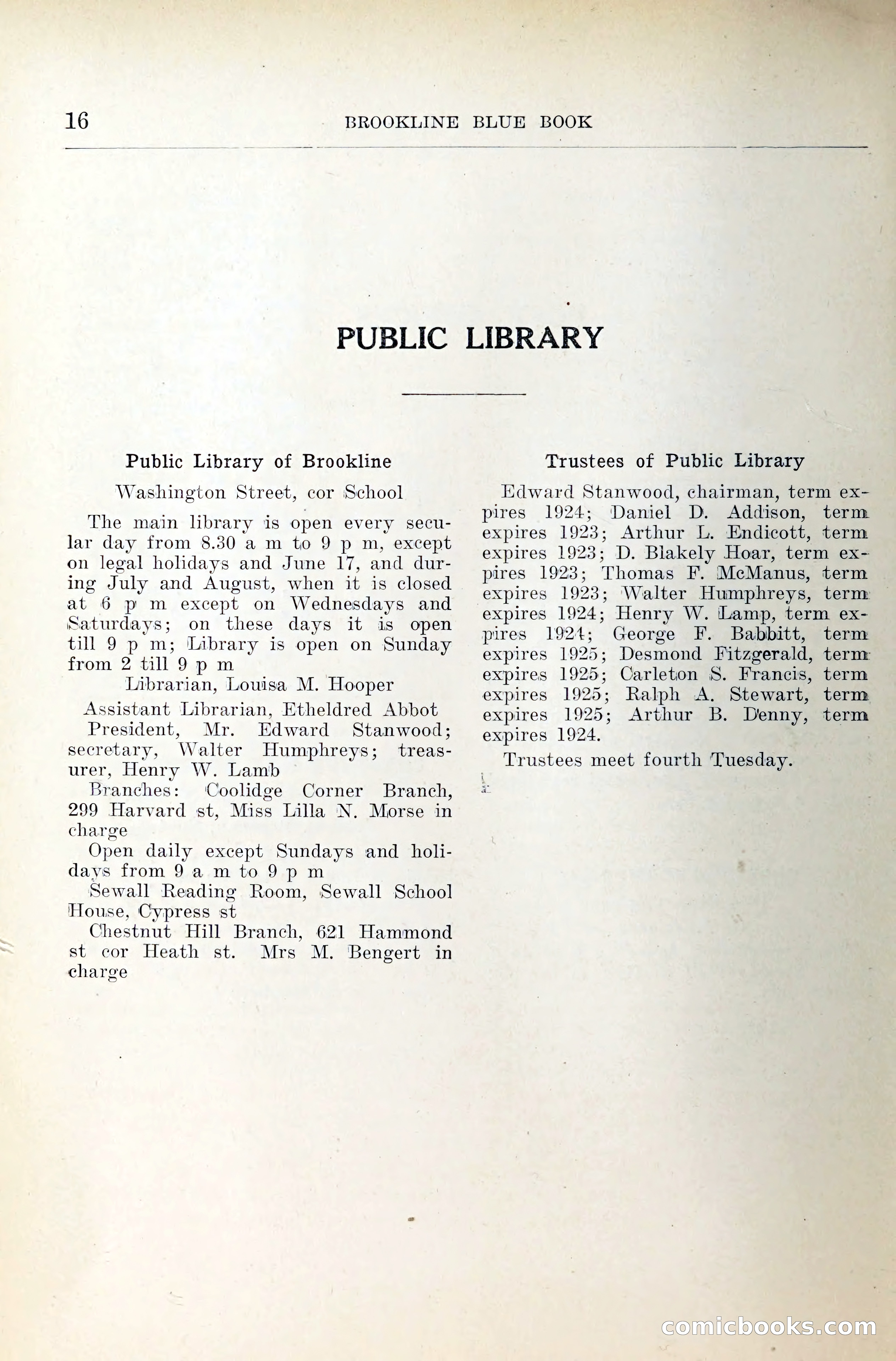 Blue Book of Brookline — page 35 of 354