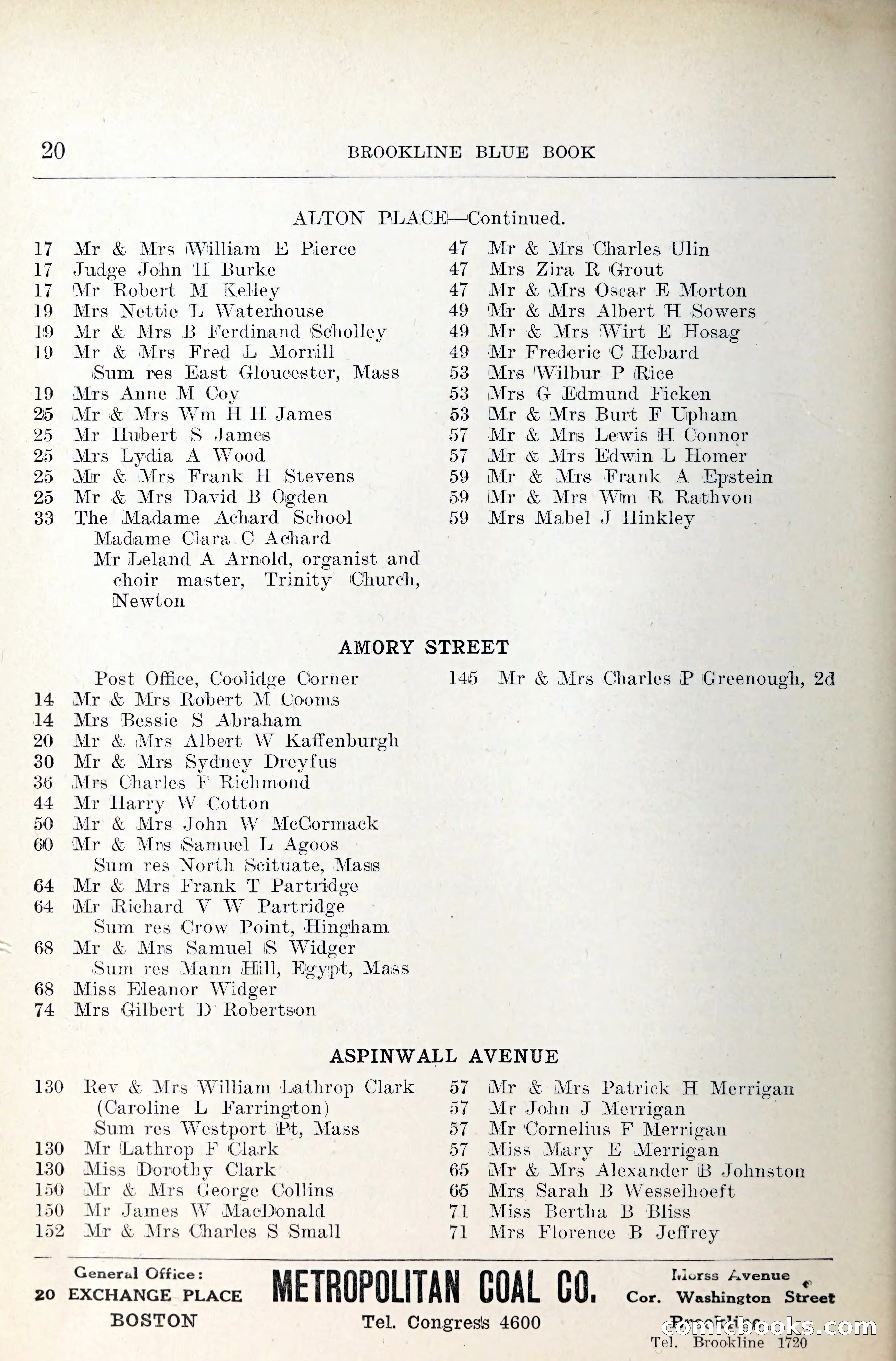 Blue Book of Brookline — page 41 of 354