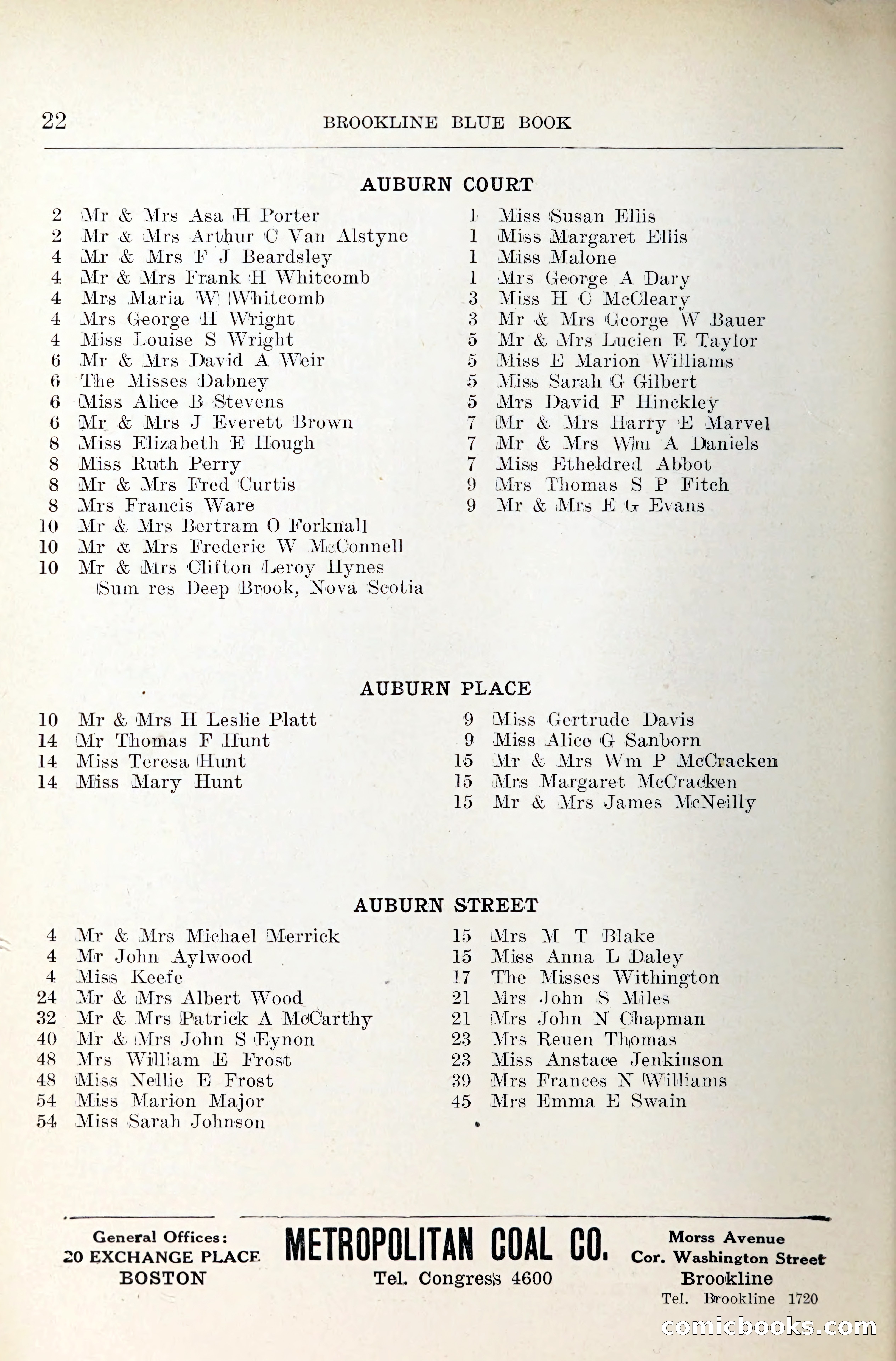 Blue Book of Brookline — page 43 of 354