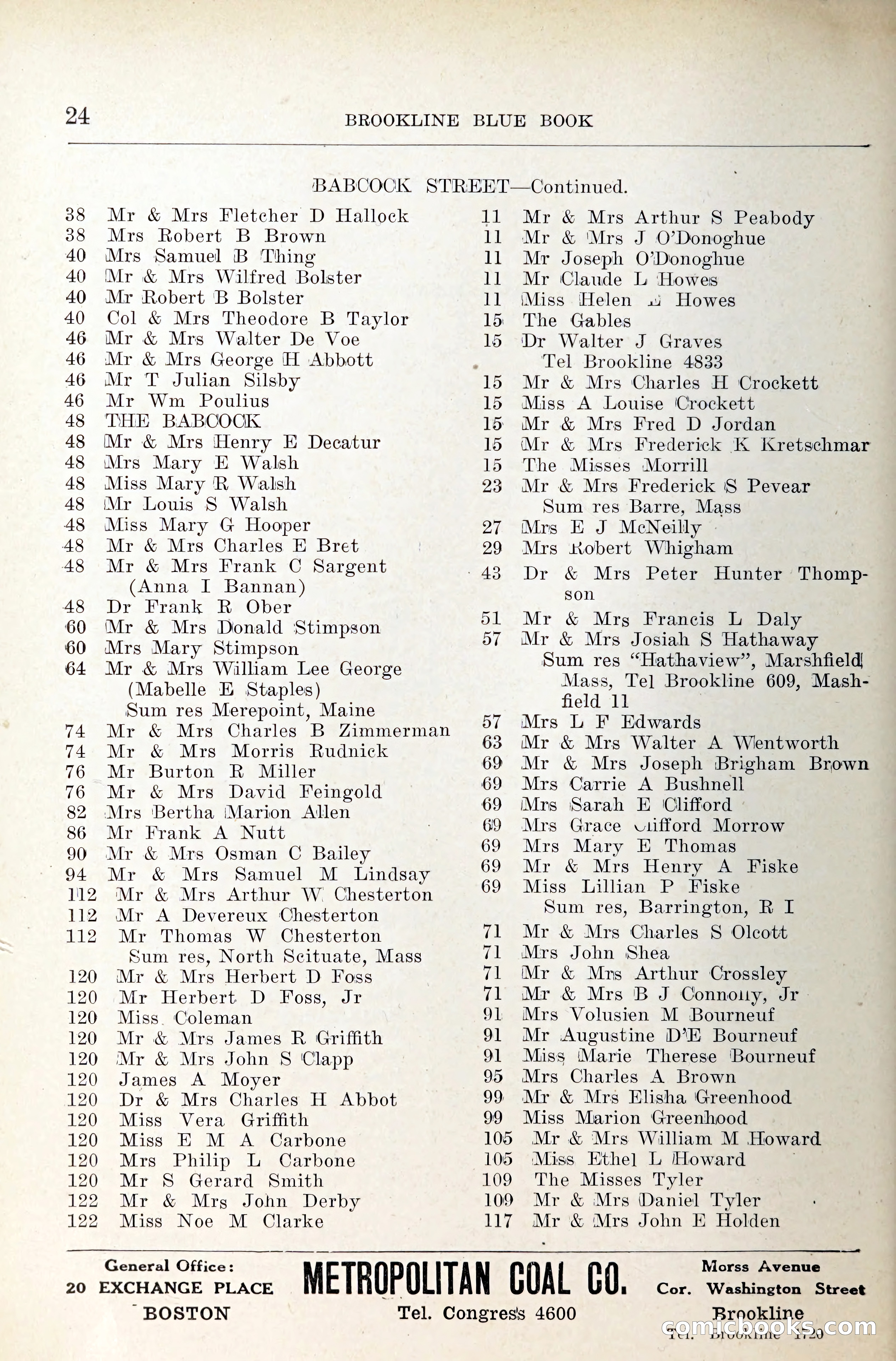 Blue Book of Brookline — page 45 of 354