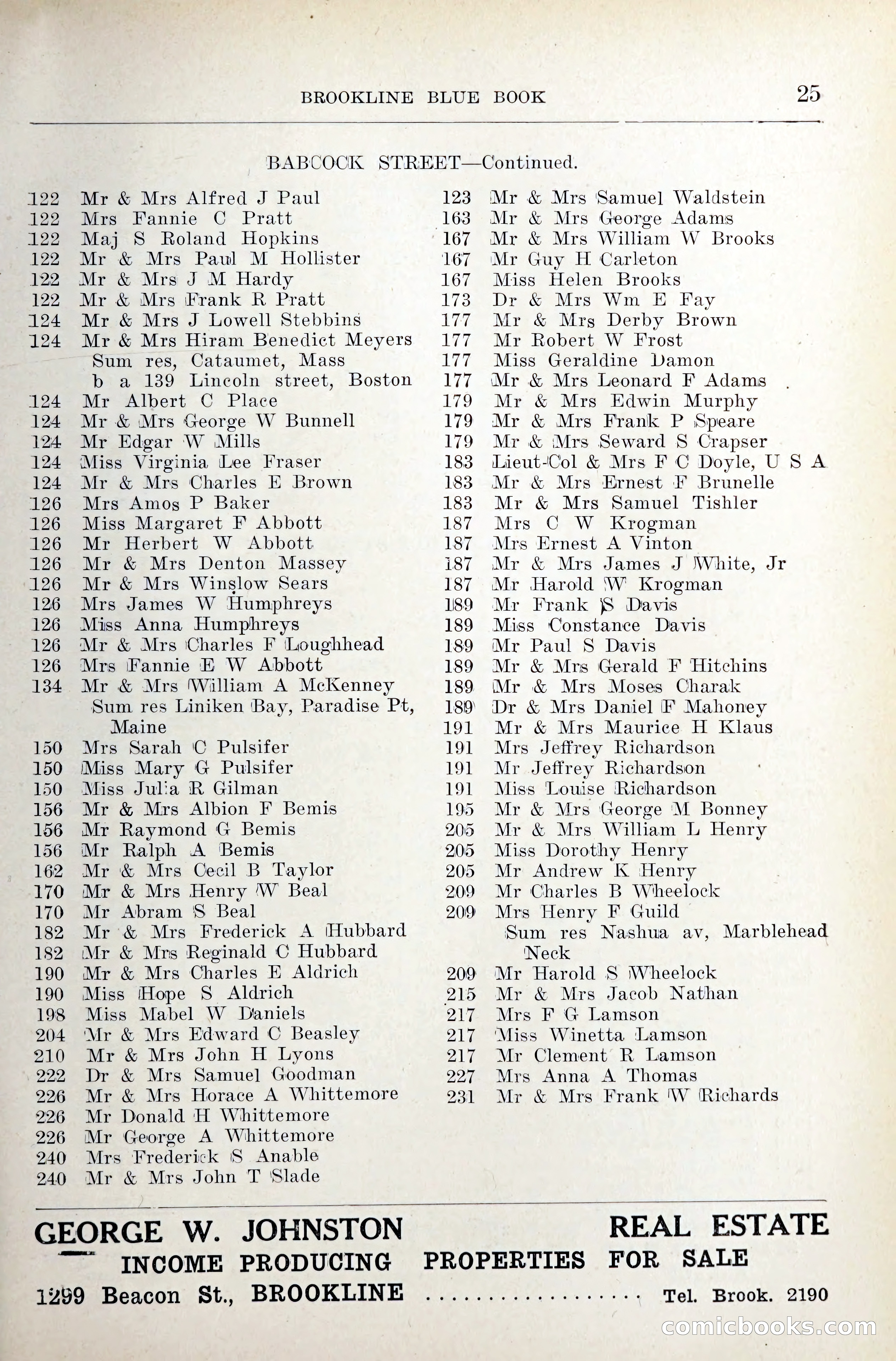 Blue Book of Brookline — page 46 of 354