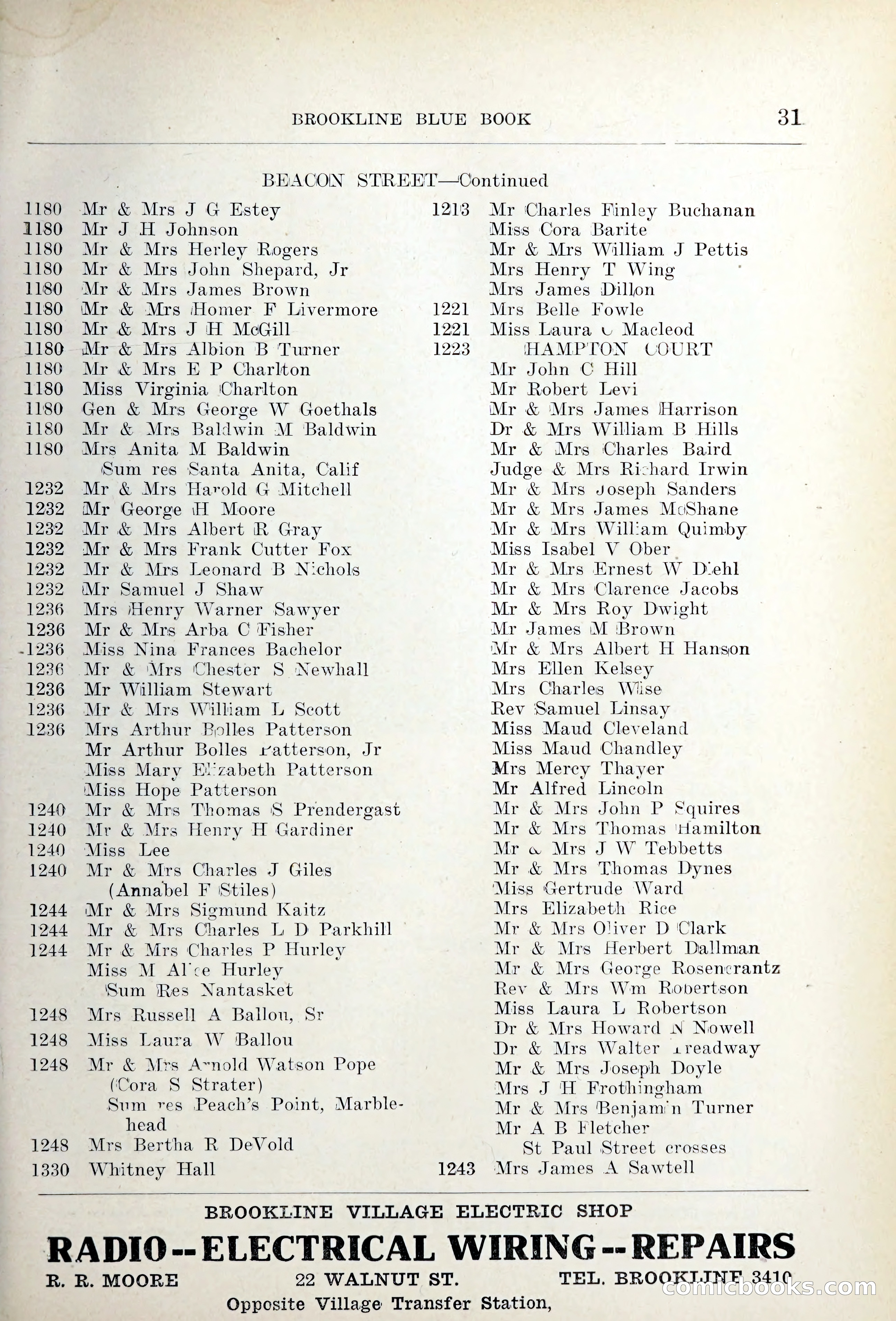 Blue Book of Brookline — page 52 of 354