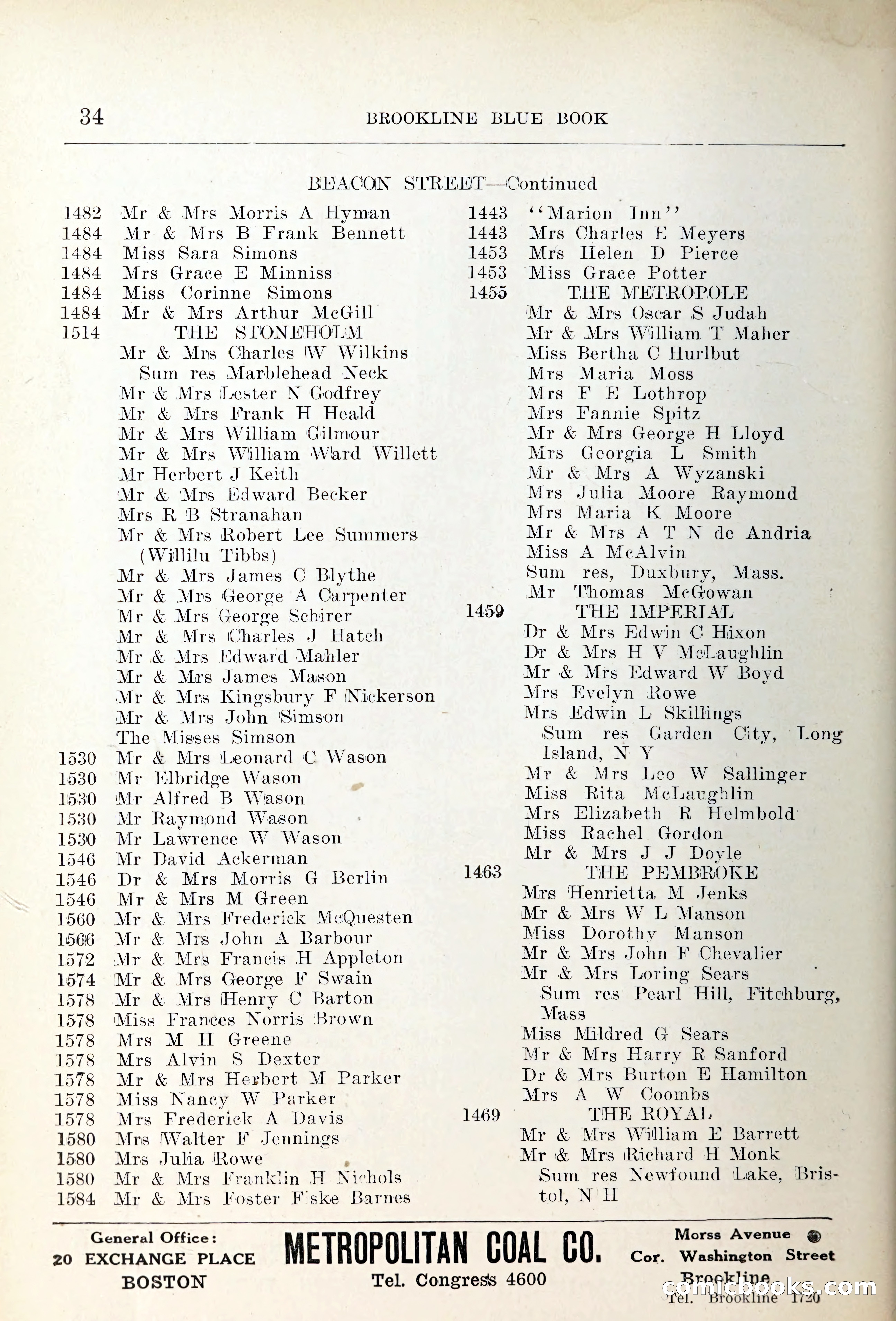 Blue Book of Brookline — page 57 of 354